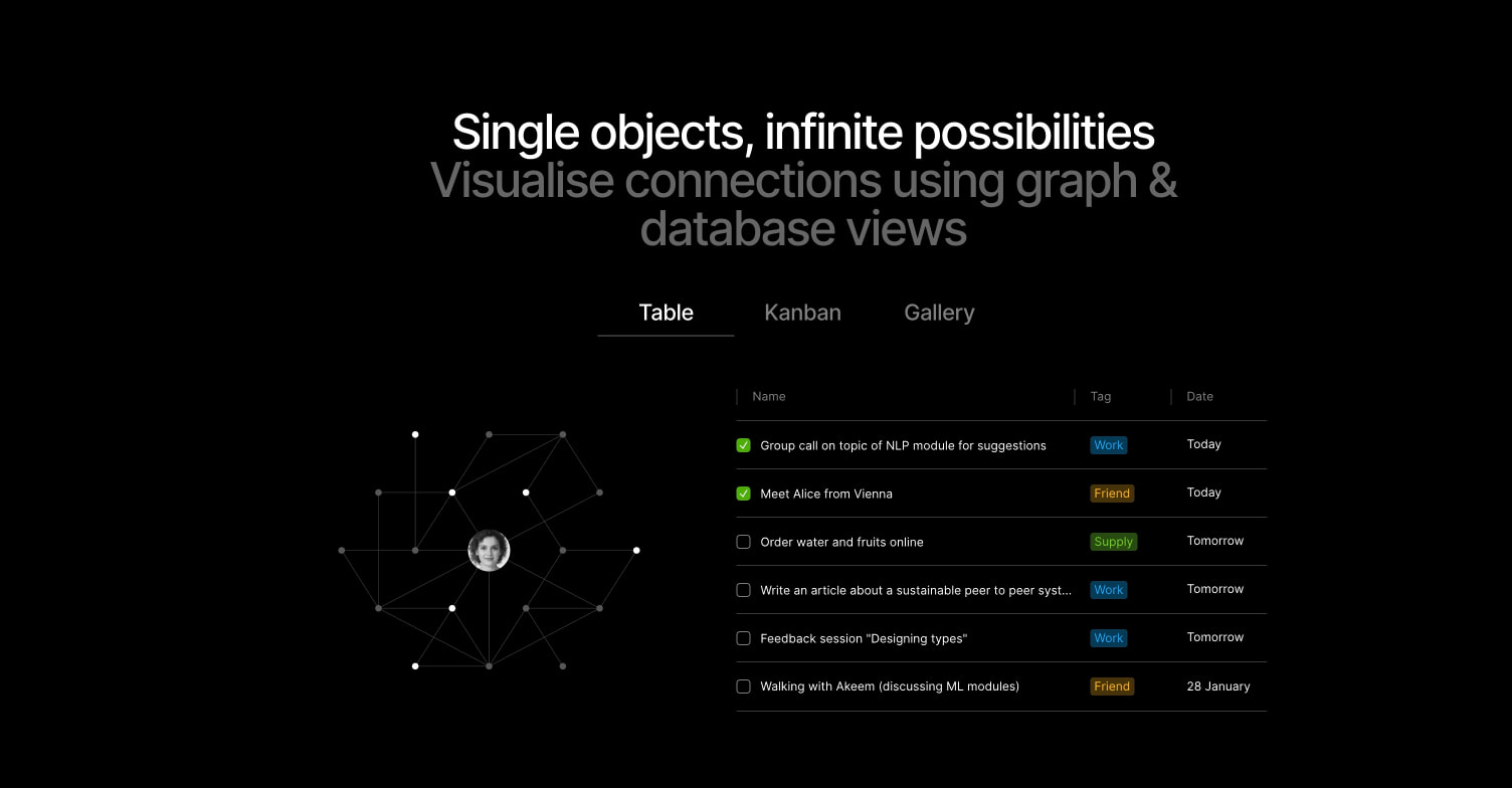 The Everything App captured website design