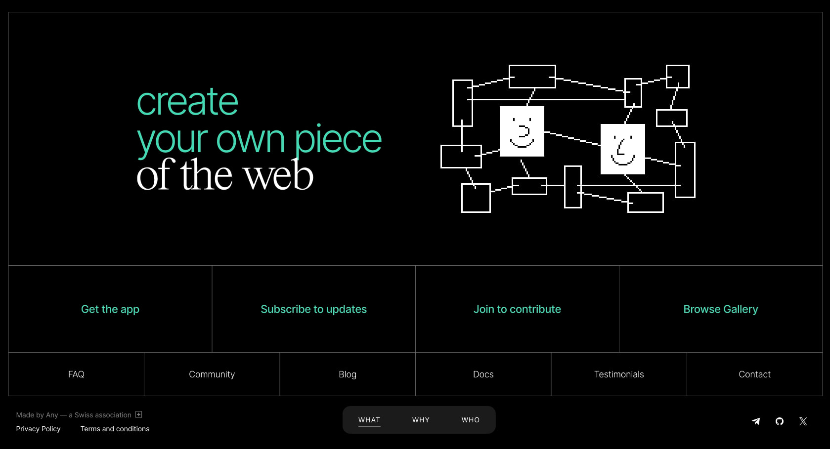 The Everything App captured website design
