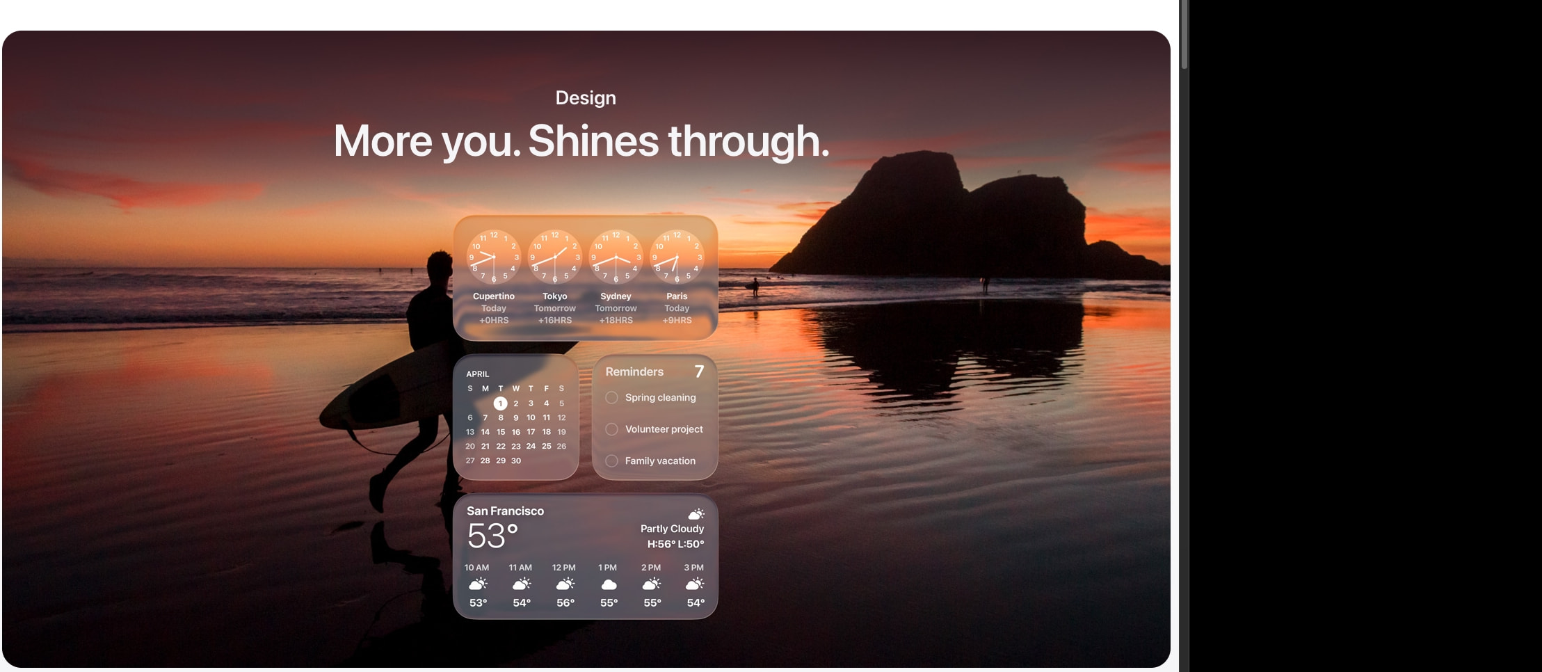 OS - macOS Tahoe - Apple captured website design