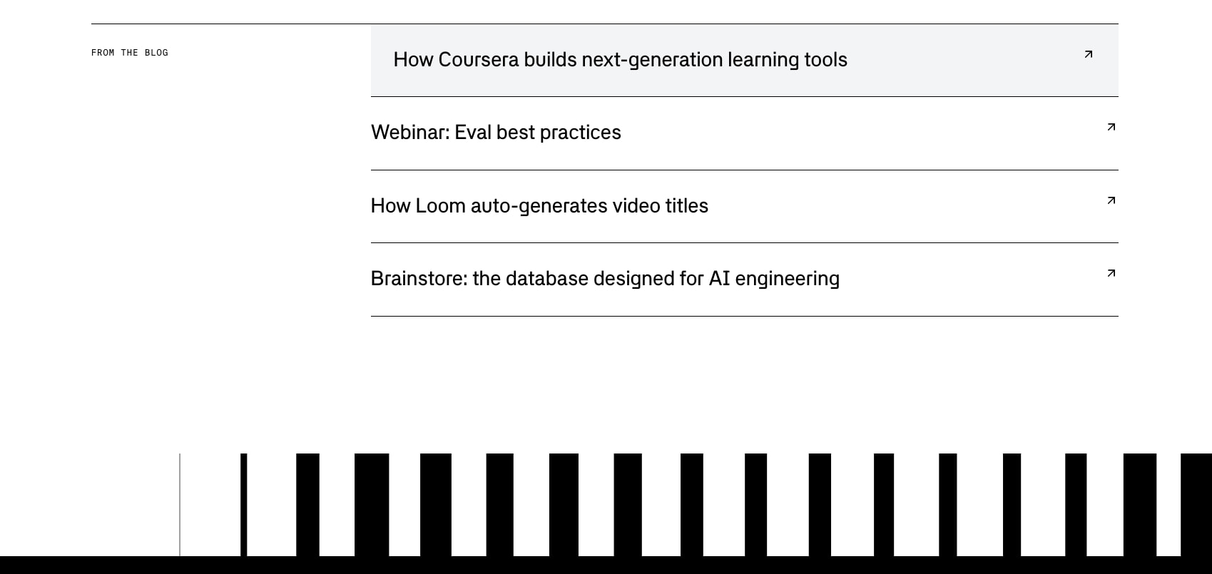 Braintrust - The evals and observability platform for building reliable AI agents captured website design