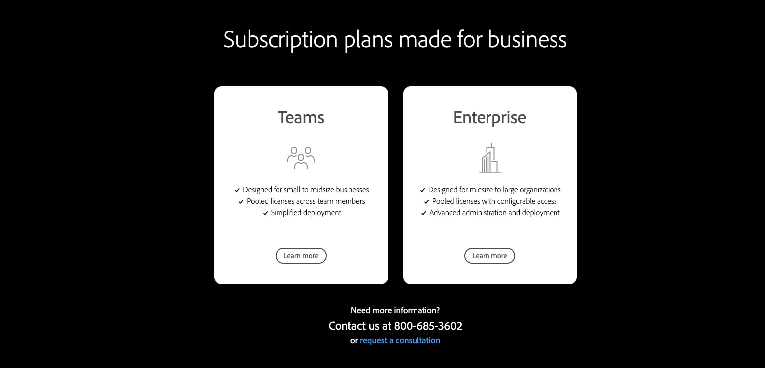 Adobe Stock pricing and membership plan | Adobe Stock captured website design