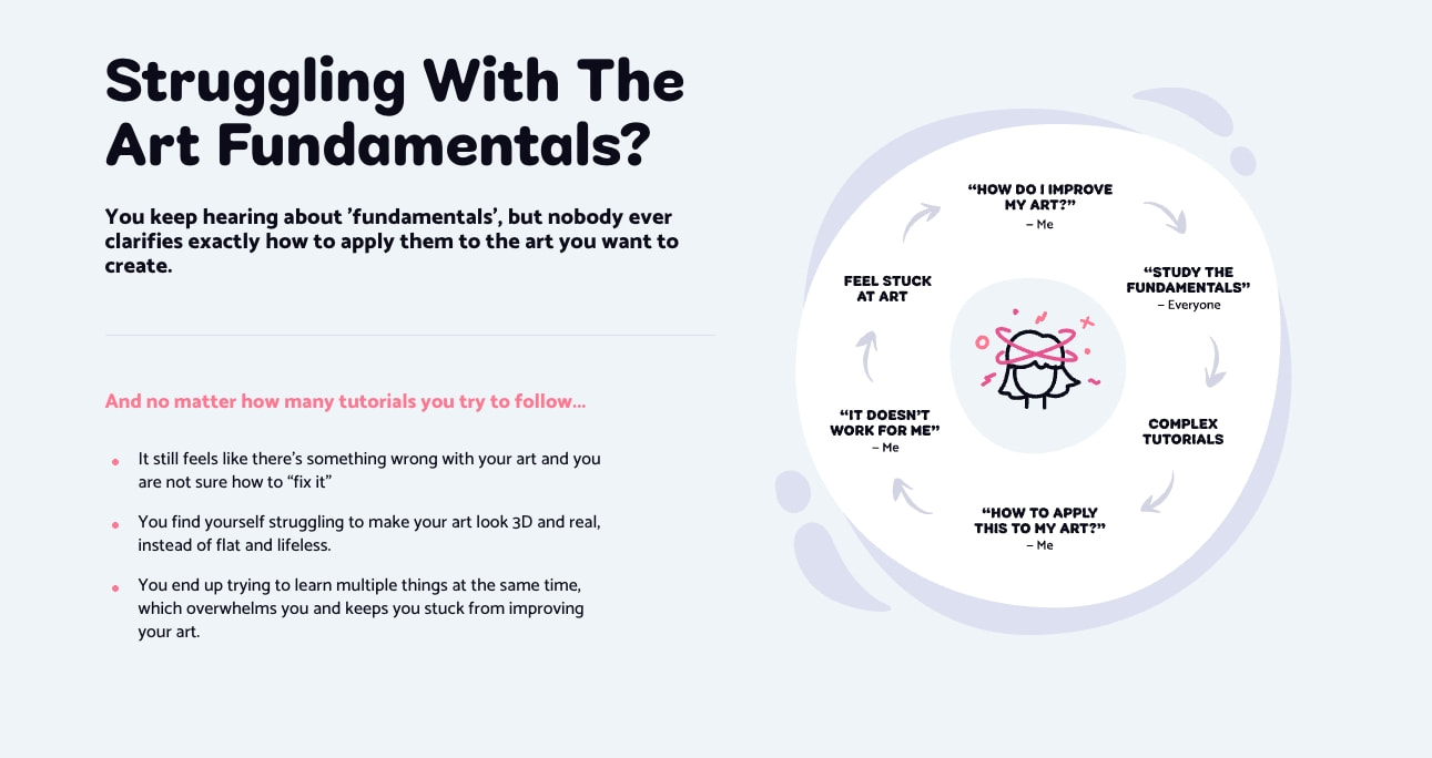 Doodle Warriors | Digital Art Courses for Aspiring Artists captured website design