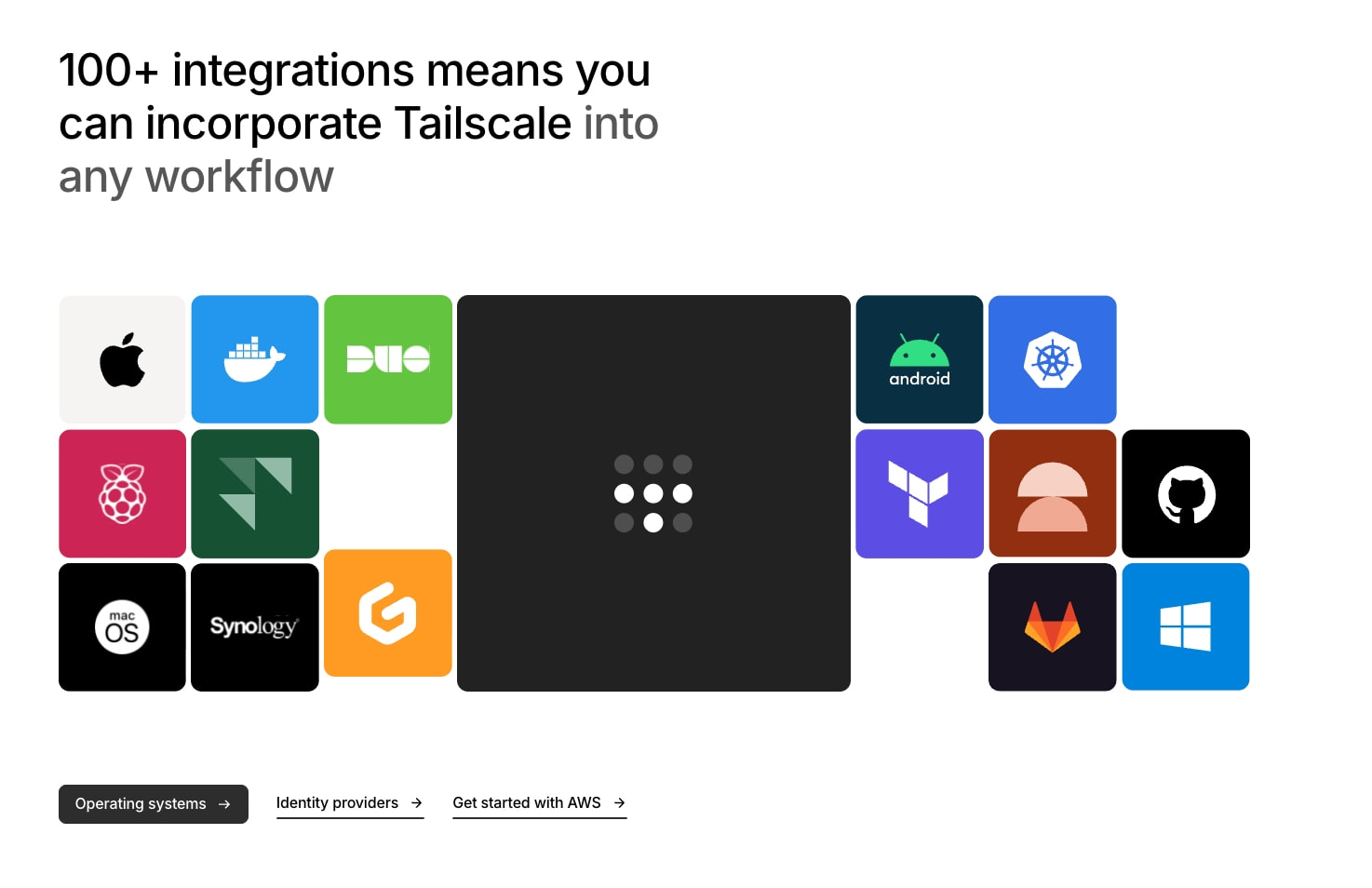 Tailscale · Best VPN Service for Secure Networks captured website design