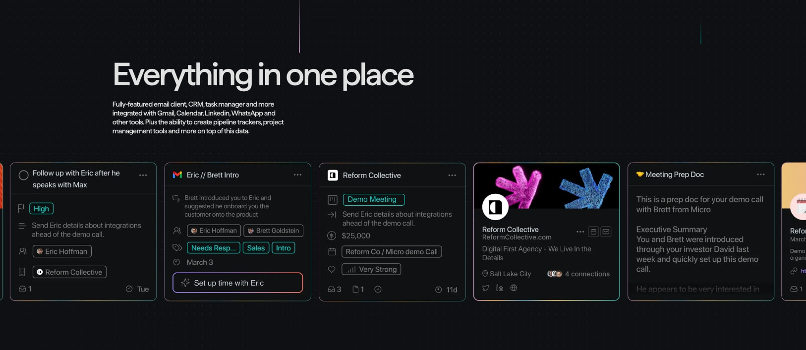 Micro captured website design
