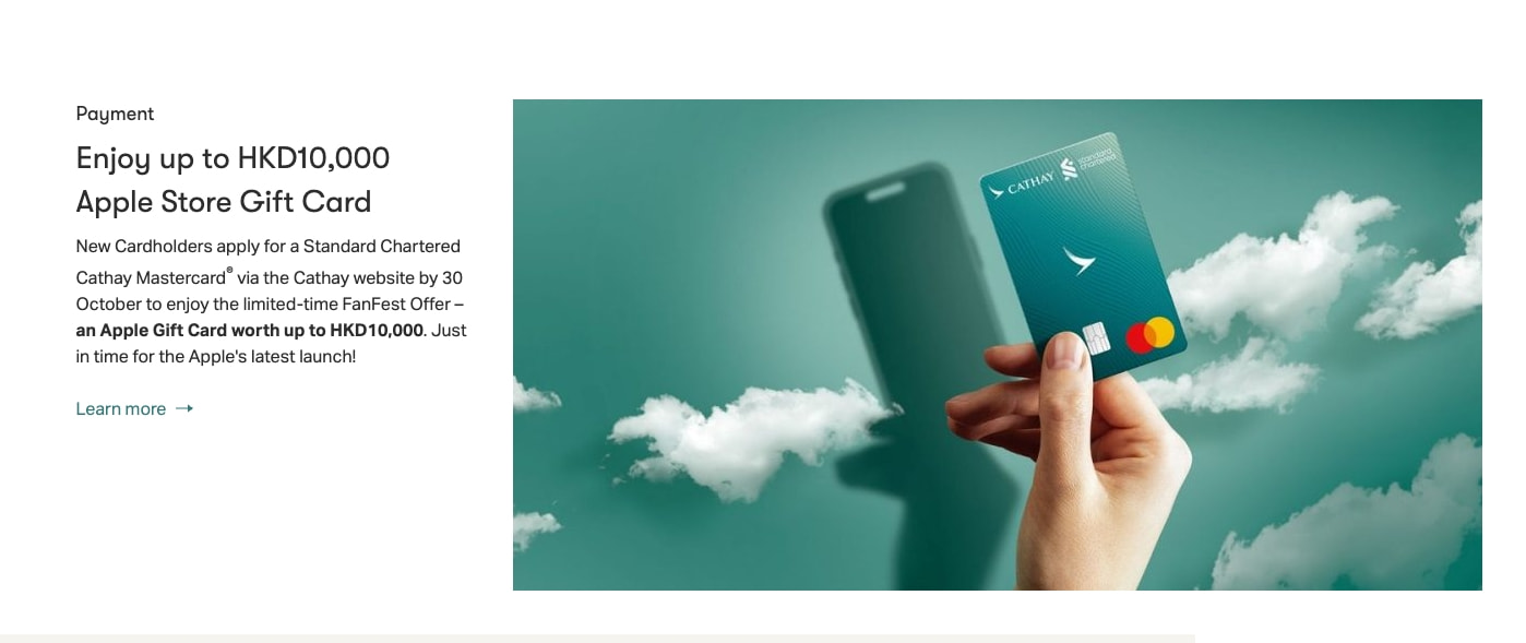 Cathay | Book flights & elevate your life captured website design