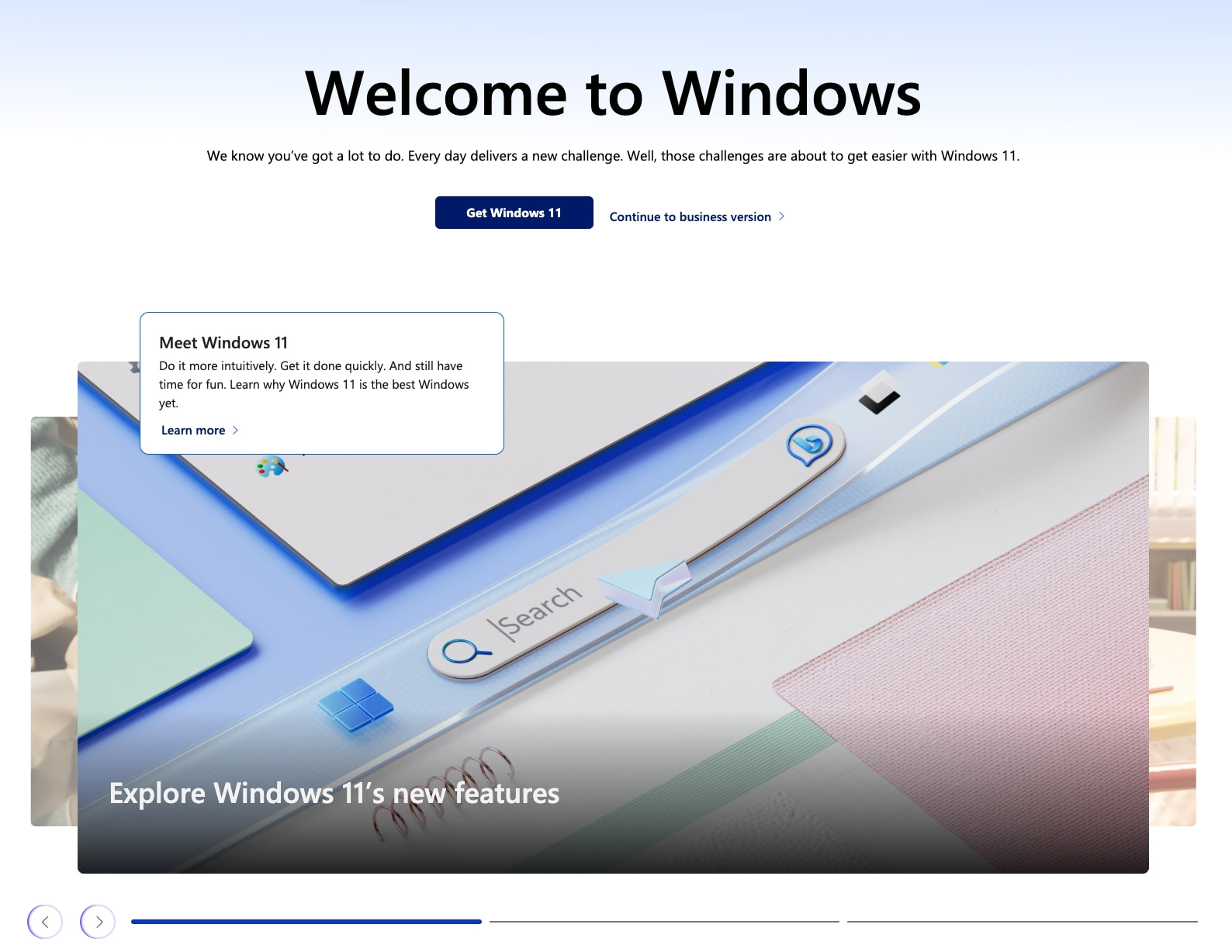 Experience the Power of AI with Windows 11 OS, Computers, & Apps | Microsoft Windows captured website design