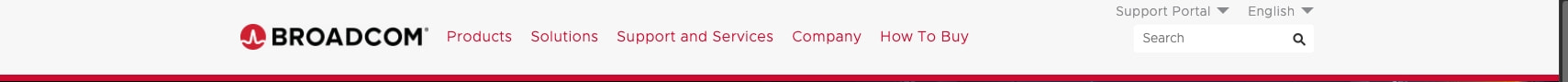 Broadcom Inc. | Connecting Everything captured website design