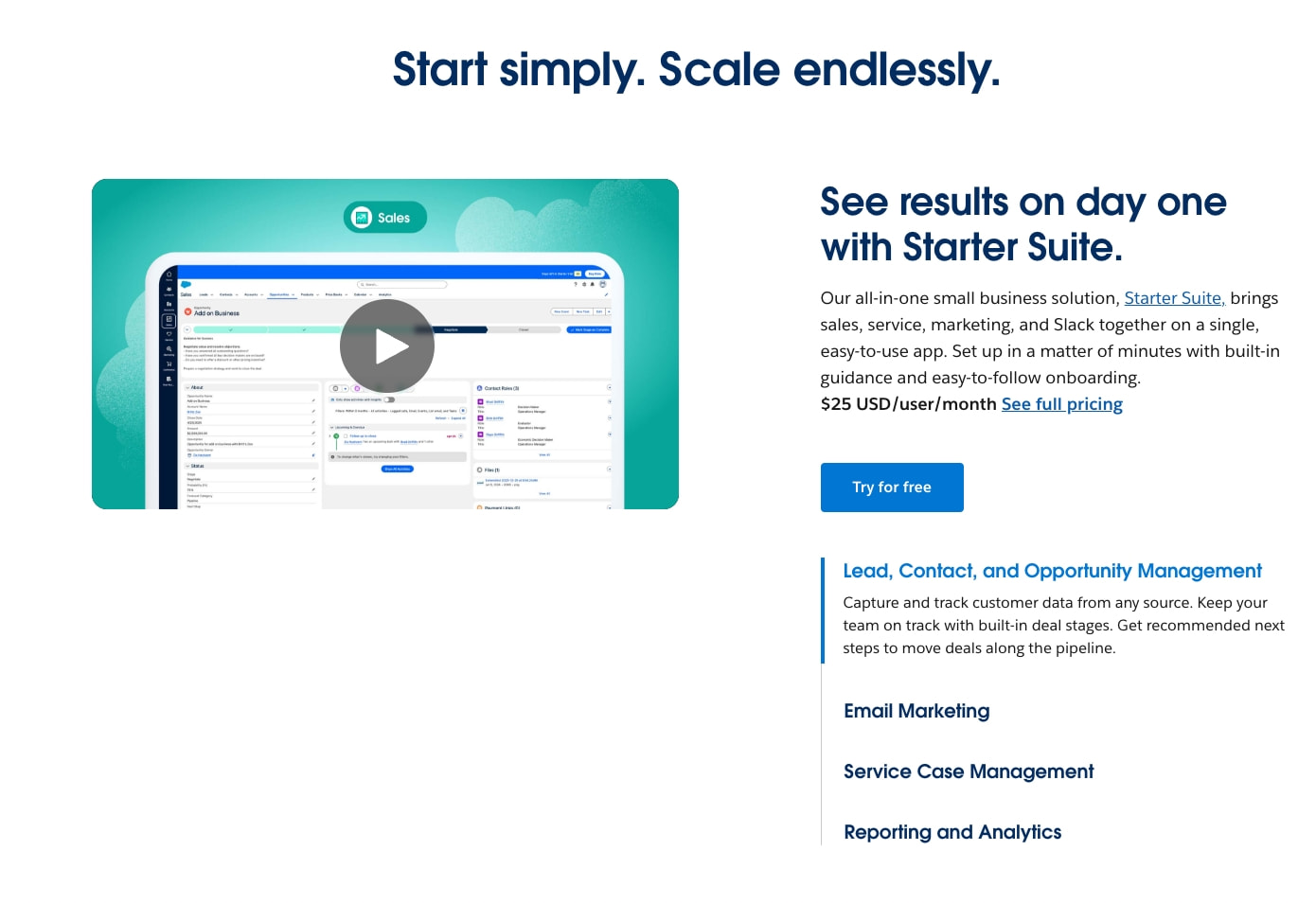 Salesforce: The #1 AI CRM | Salesforce captured website design