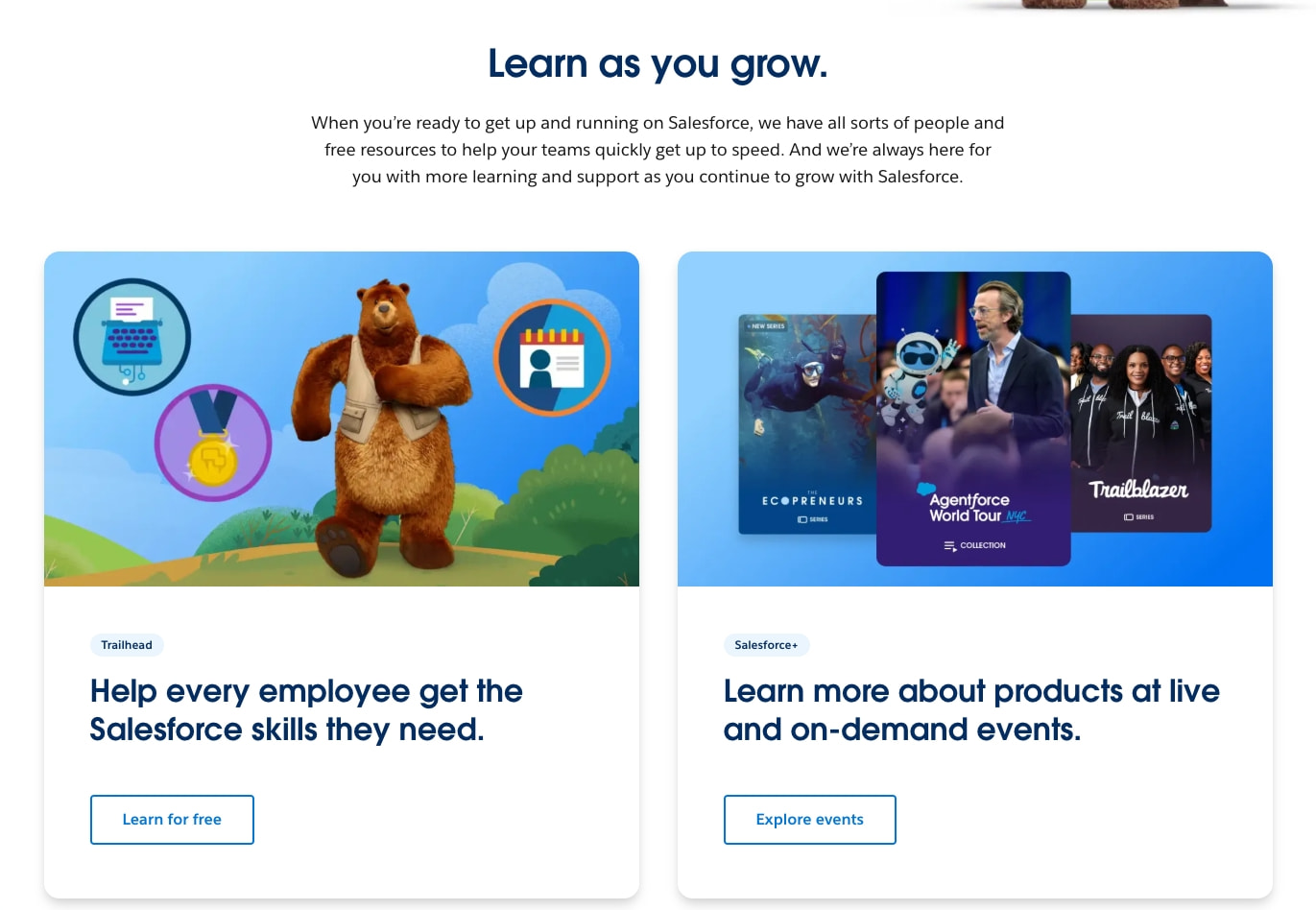 Salesforce: The #1 AI CRM | Salesforce captured website design
