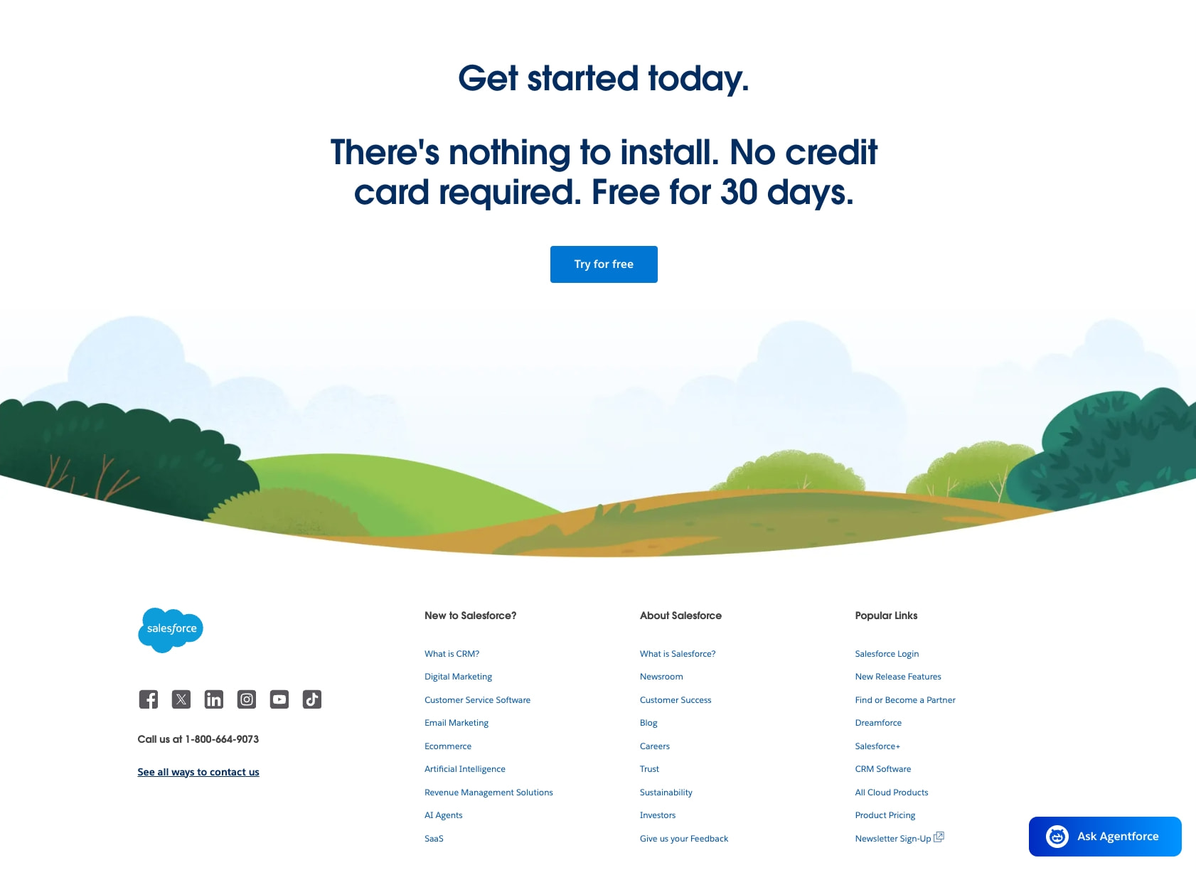 Salesforce: The #1 AI CRM | Salesforce captured website design