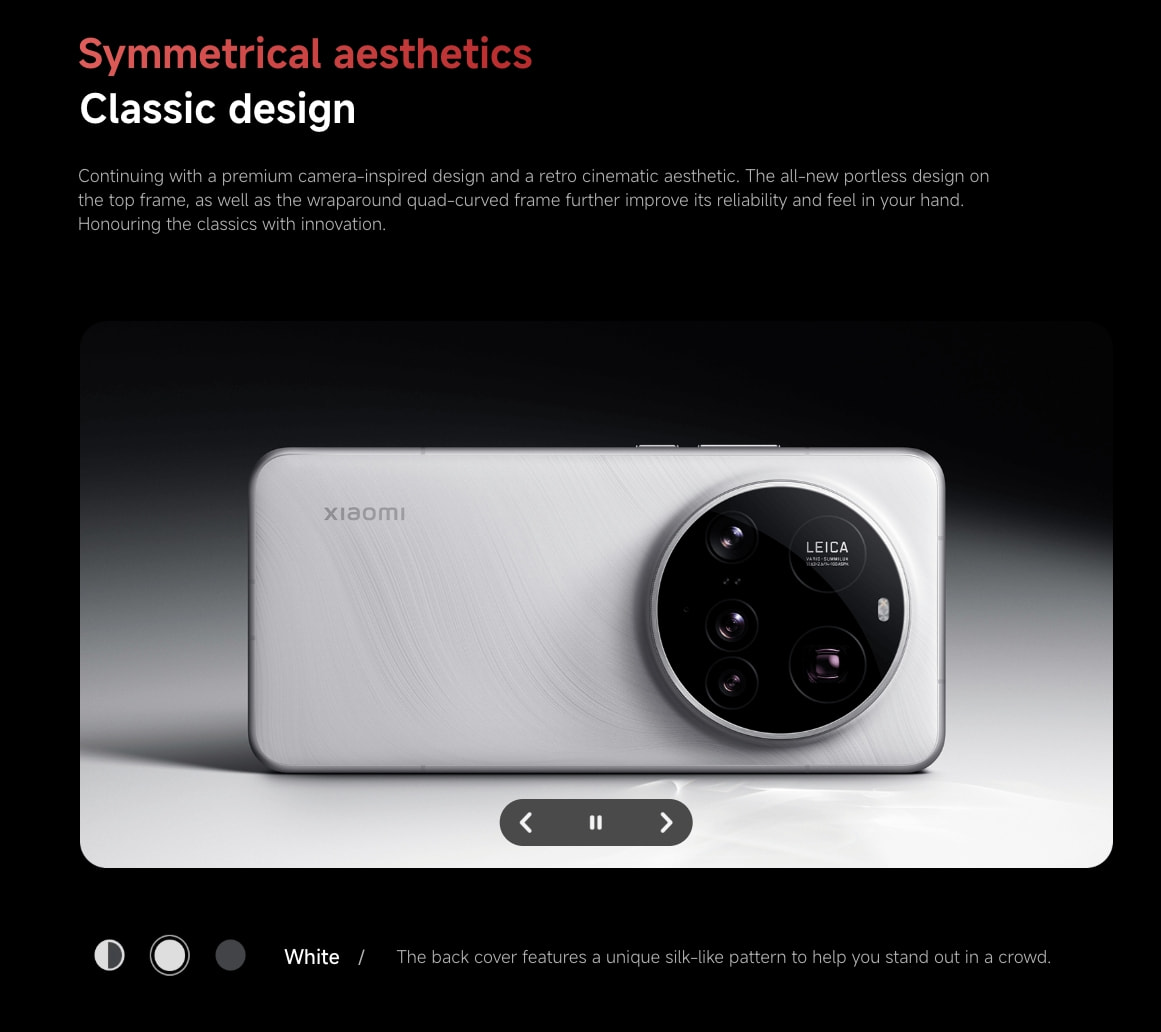 Xiaomi 15 Ultra - Xiaomi Global captured website design