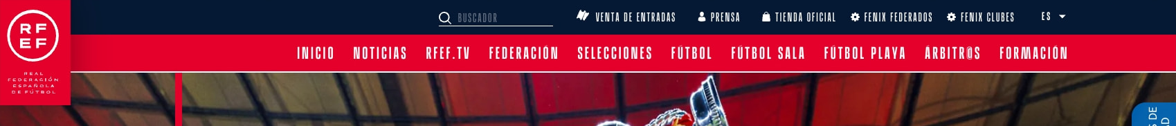 Portada | www.rfef.es captured website design
