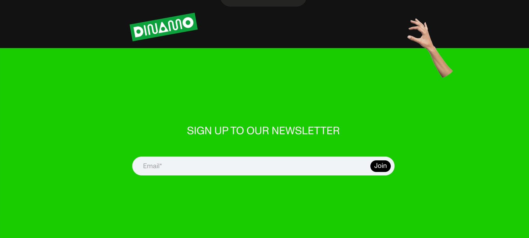 Home — Dinamo Typefaces captured website design