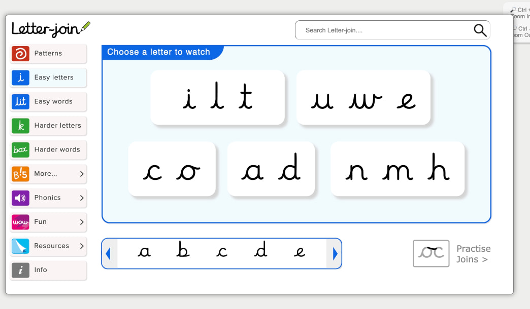 Letter-join - willowpark_1 (Classroom) captured website design