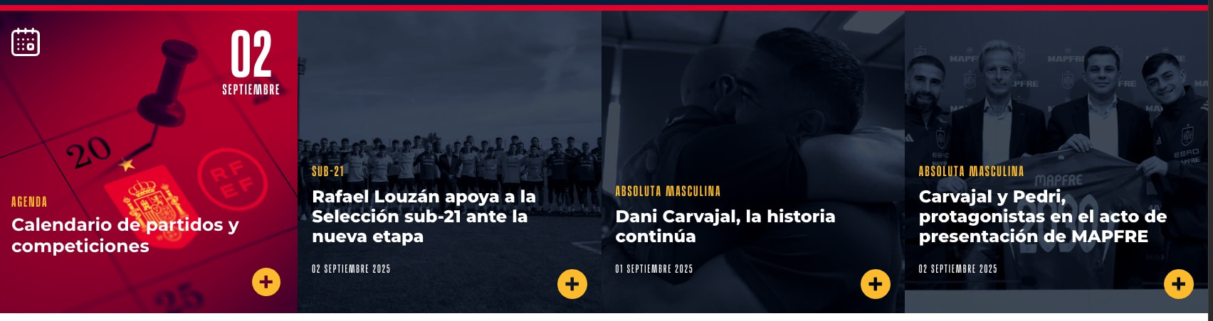 Portada | www.rfef.es captured website design
