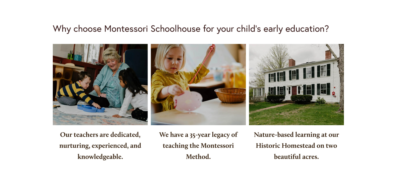 Montessori Schoolhouse Preschool Serving Keene, NH & Cheshire County since 1989 captured website design