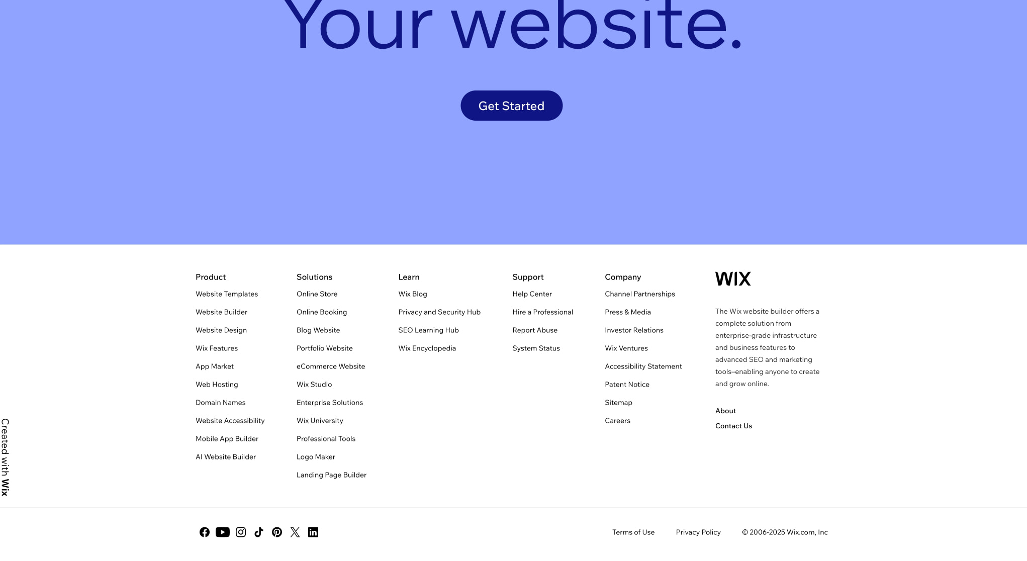 Website Builder - Create a Free Website In Minutes | Wix.com captured website design