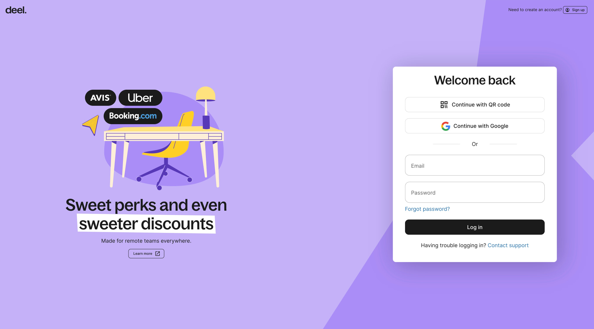 Deel - Your forever people platform captured website design