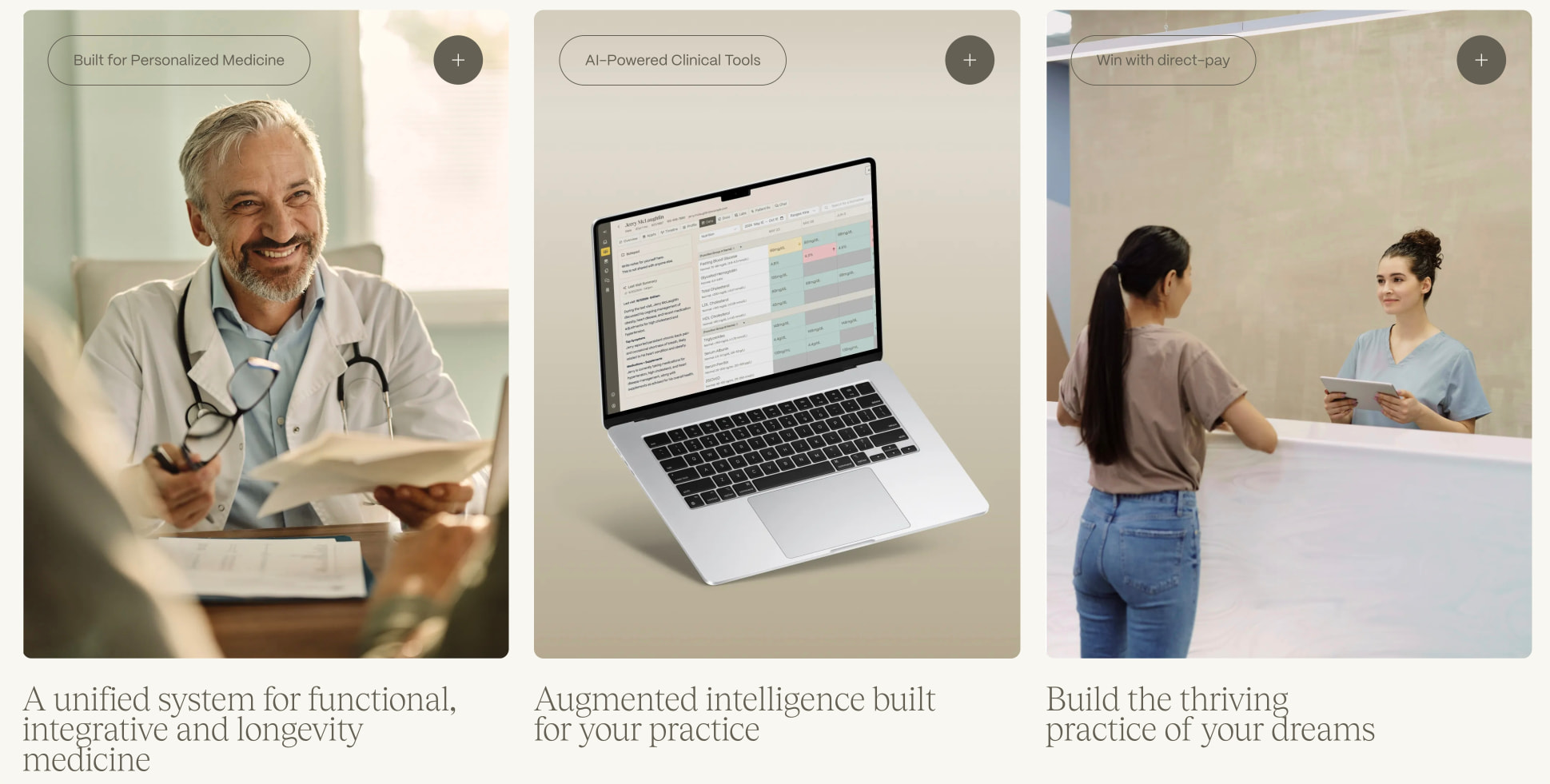 Vibrant | The better way for people and their providers captured website design