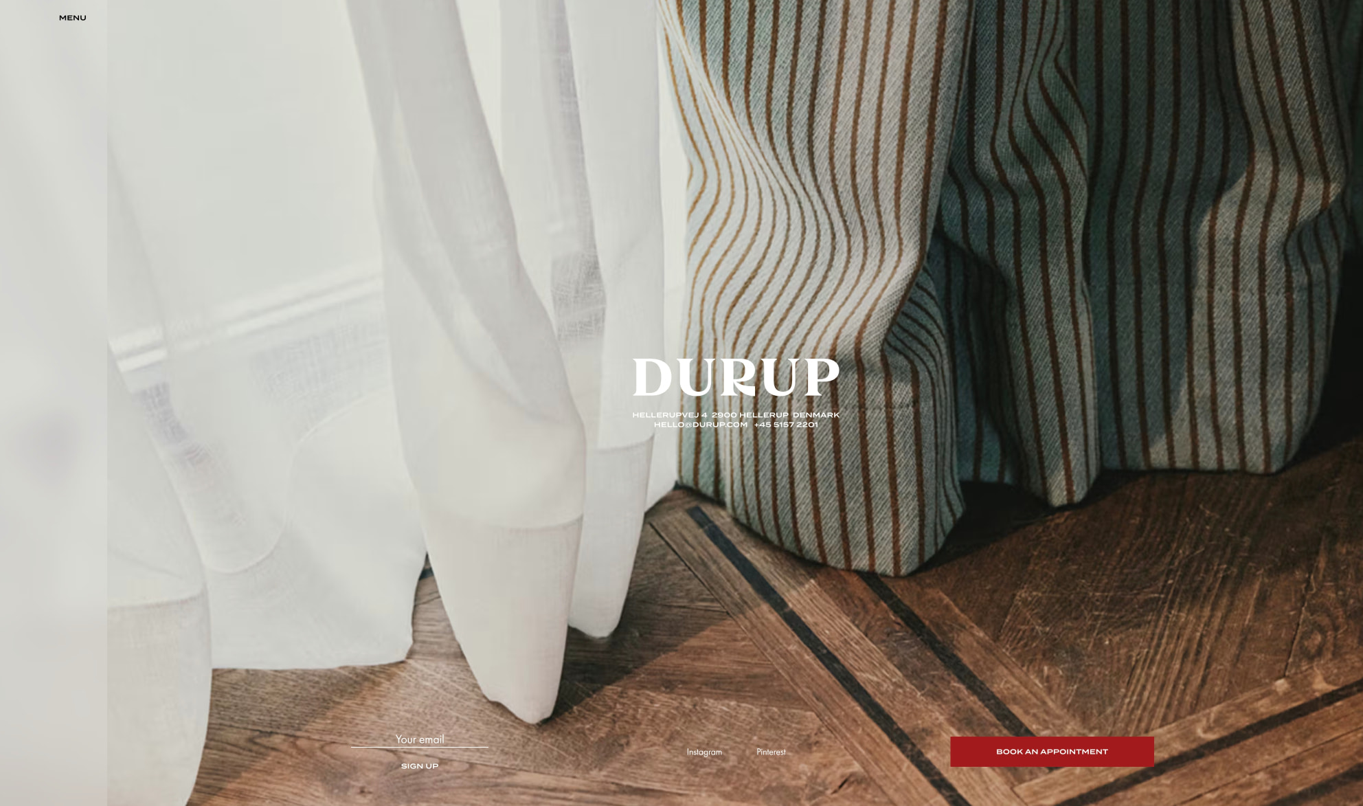 Studio • Durup captured website design