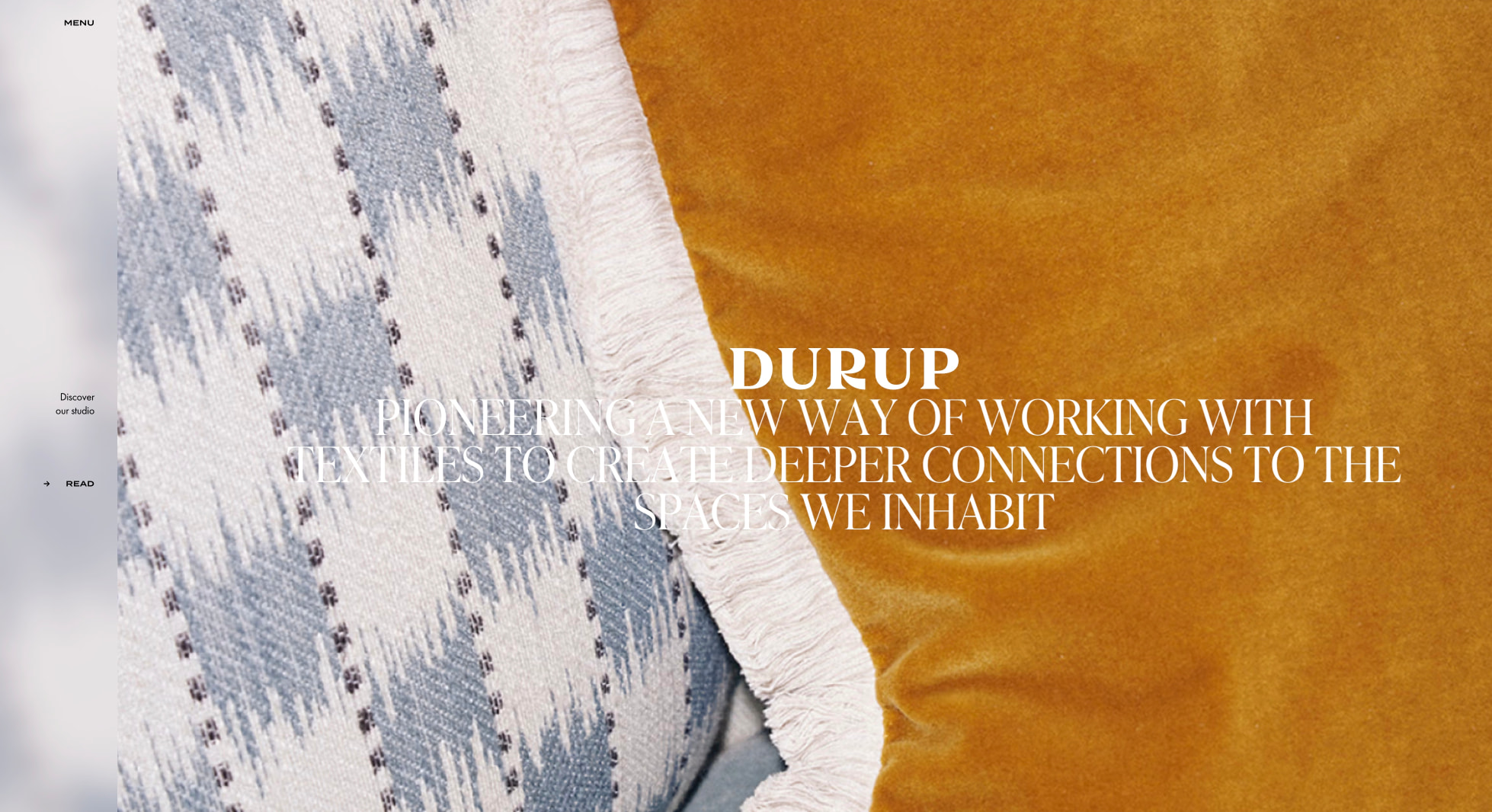 Durup captured website design