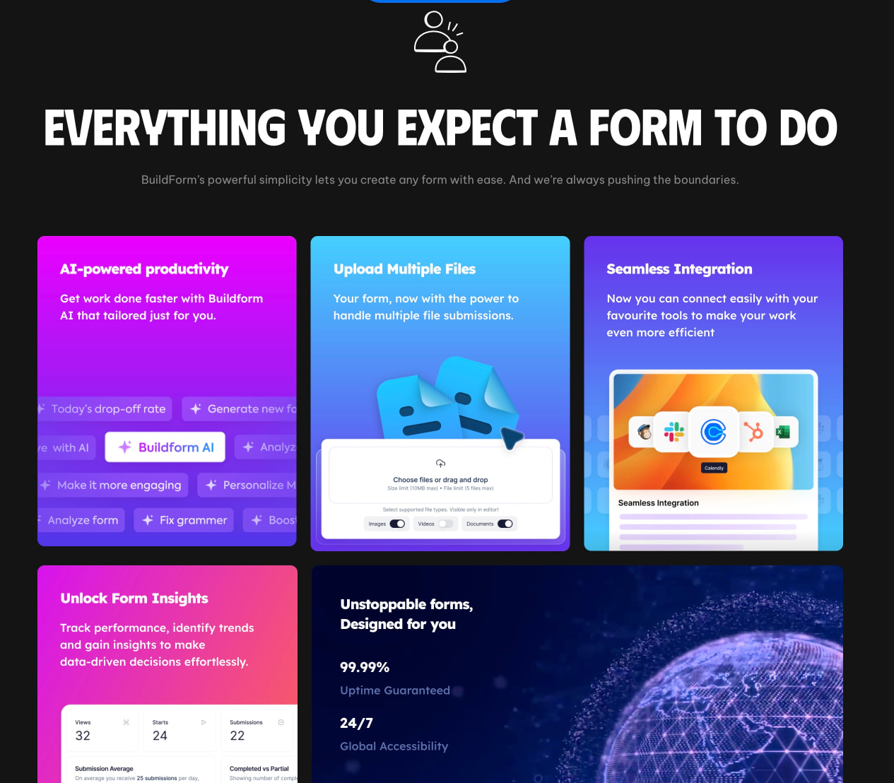 Buildform – AI powered forms captured website design