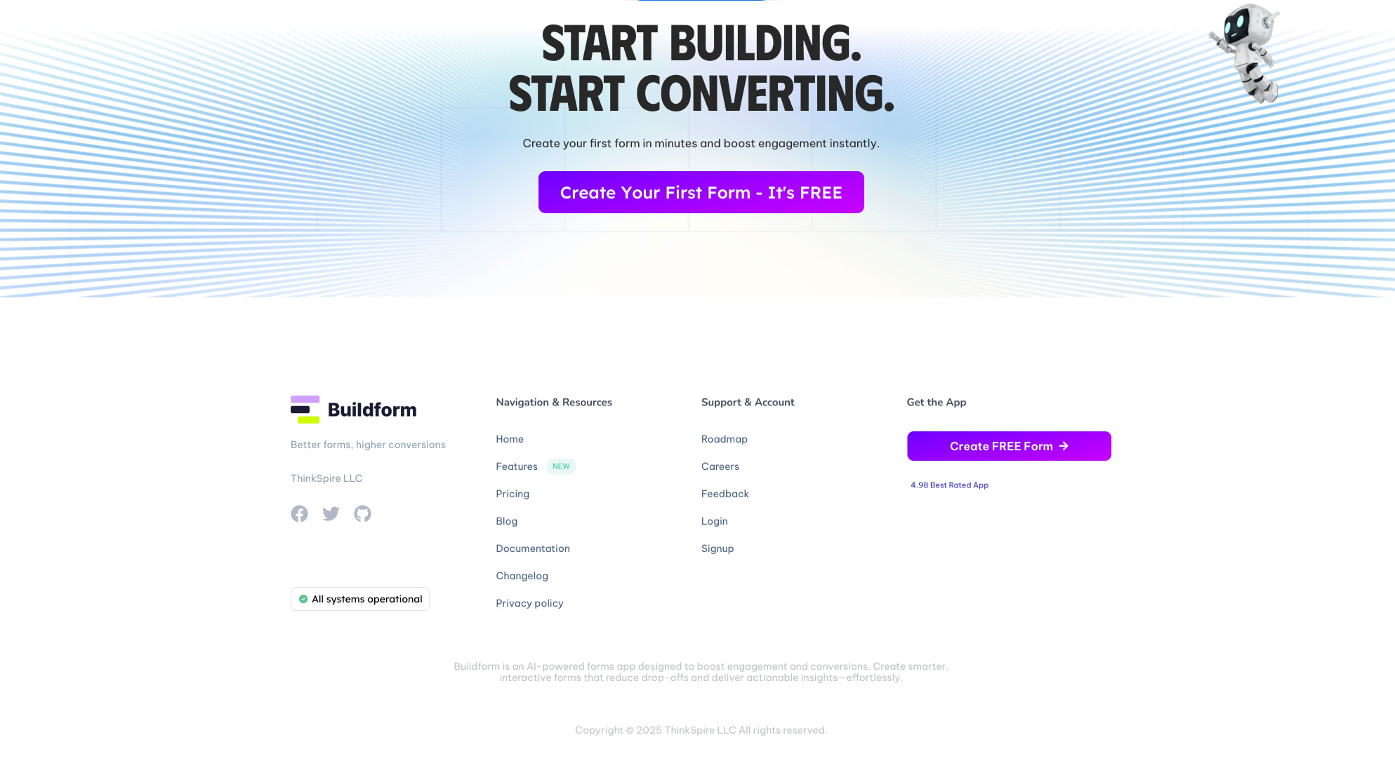Buildform – AI powered forms captured website design