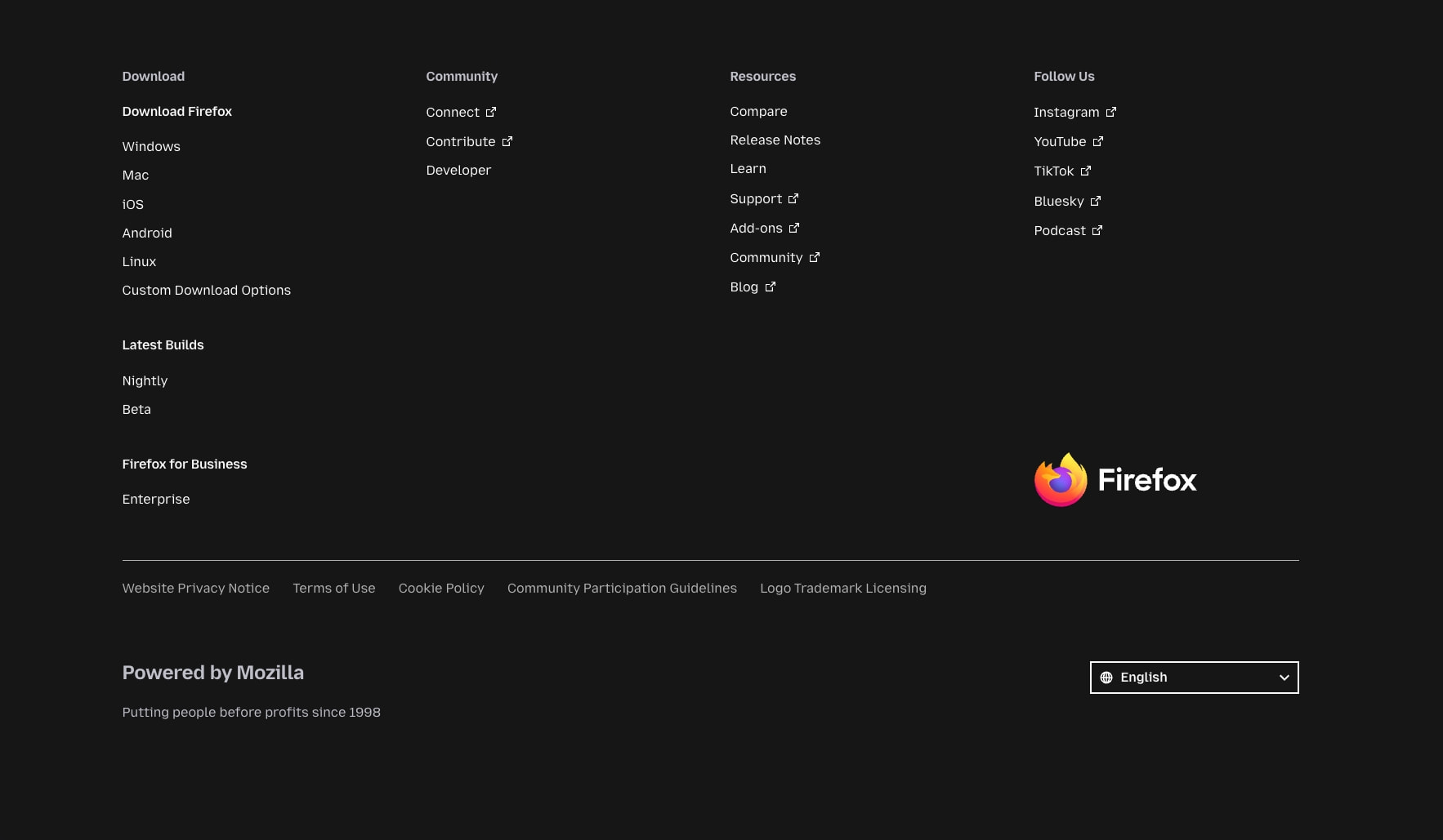 Get Firefox for desktop — Firefox (US) captured website design