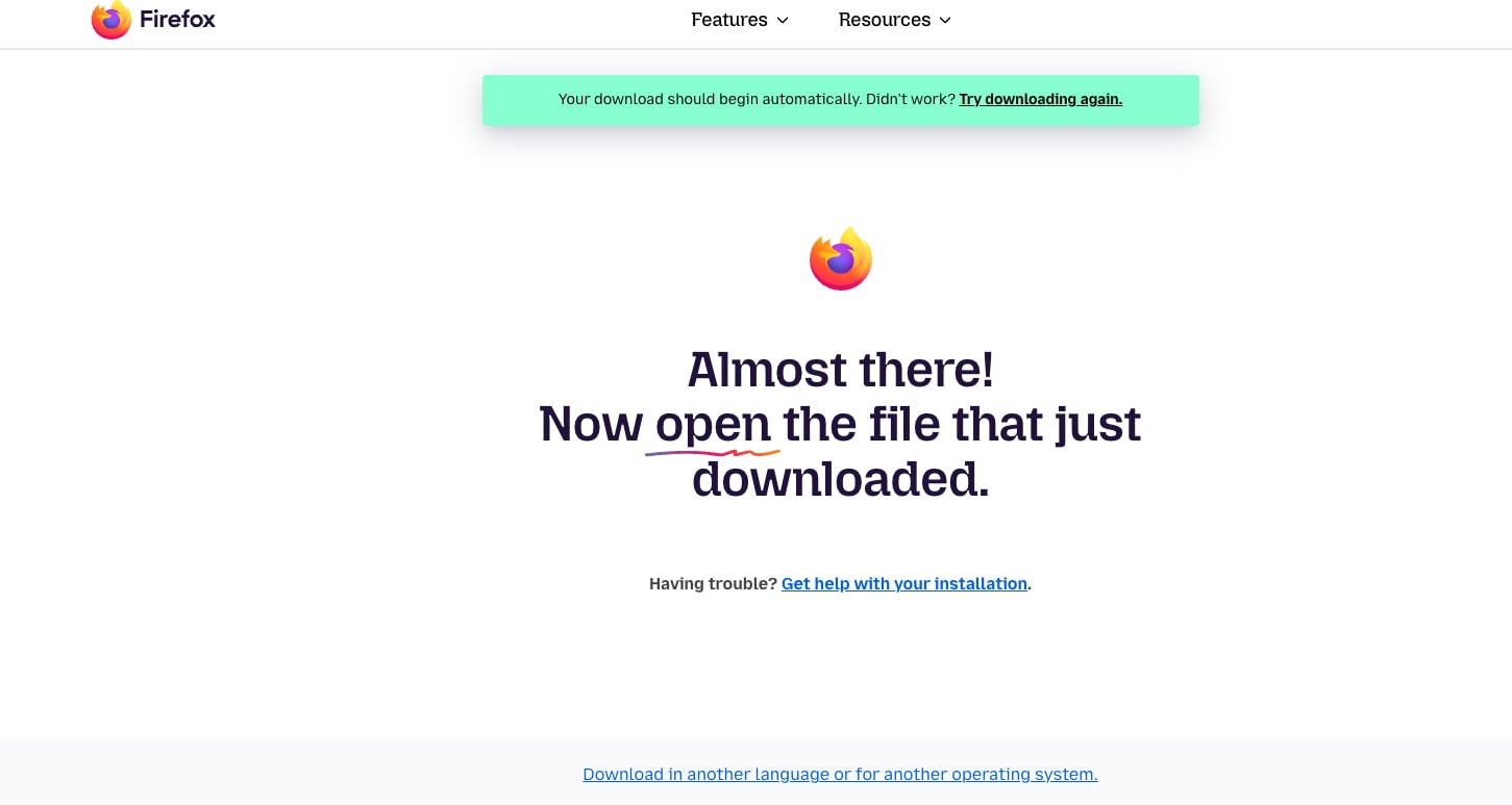 Get Firefox for desktop — Firefox (US) captured website design