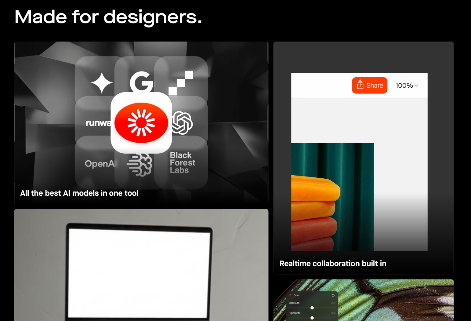 Visual Electric - Generate AI Images & Videos captured website design