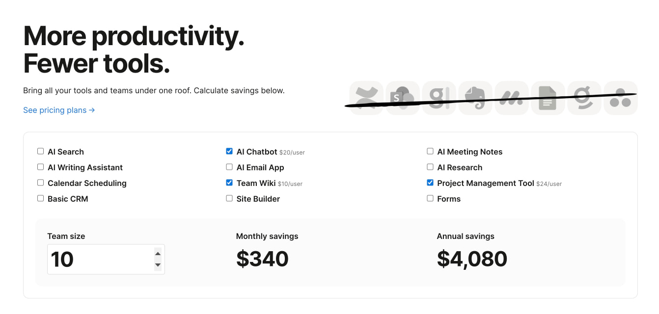 The AI workspace that works for you. | Notion captured website design