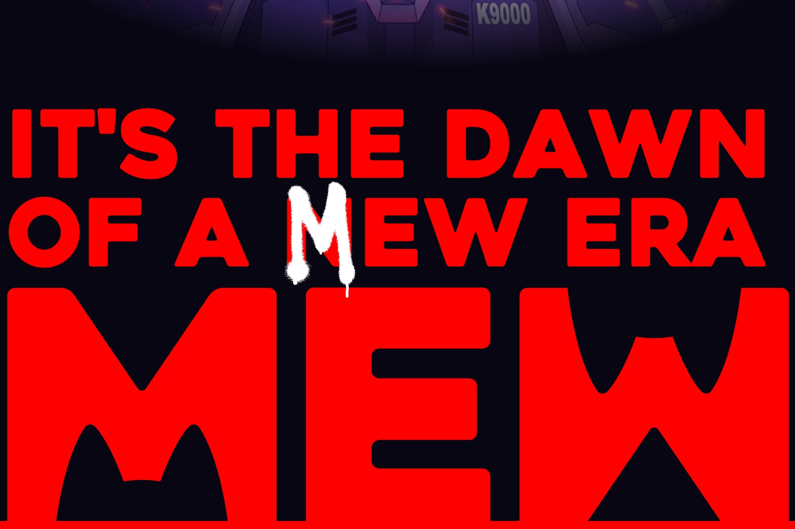 MEW - cat in a dogs world captured website design