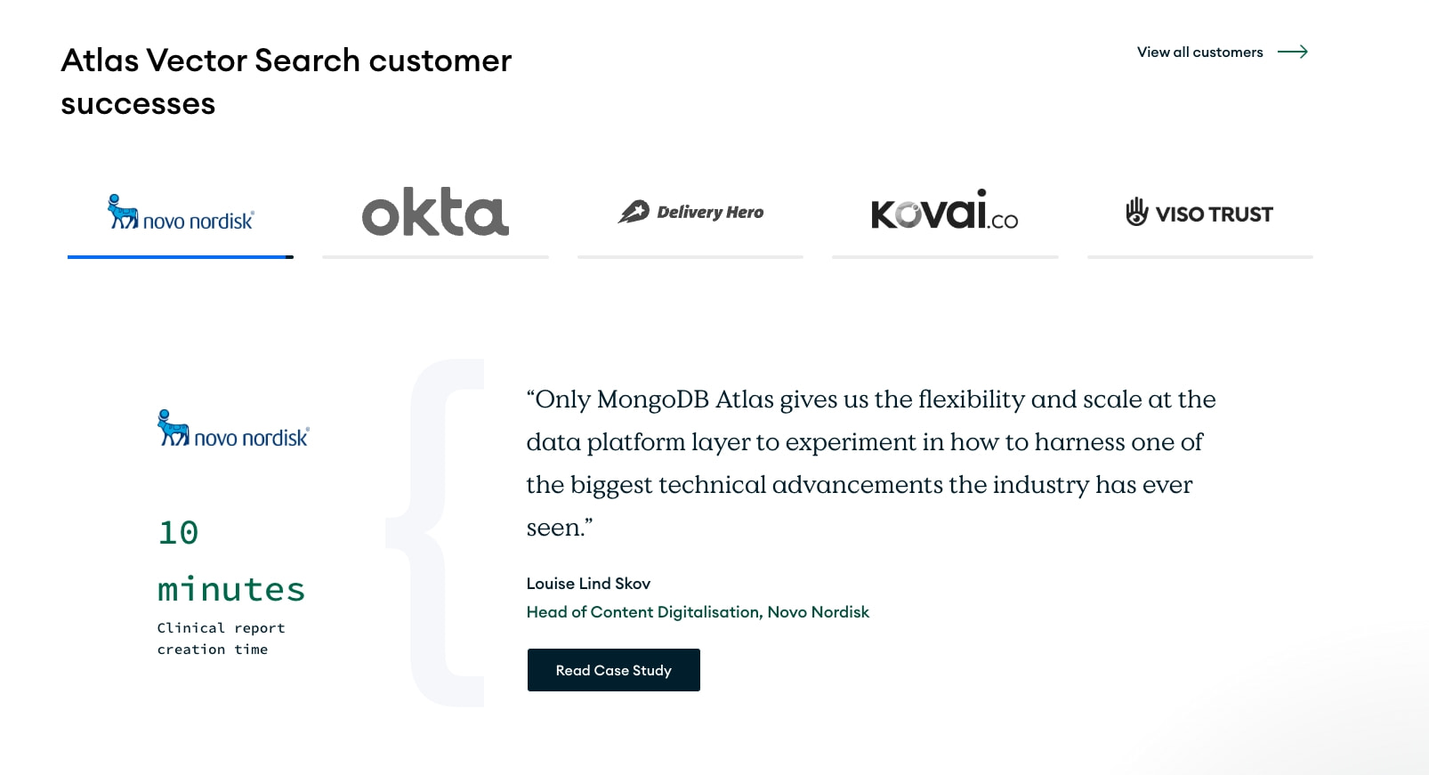 MongoDB Atlas Vector Search | MongoDB captured website design