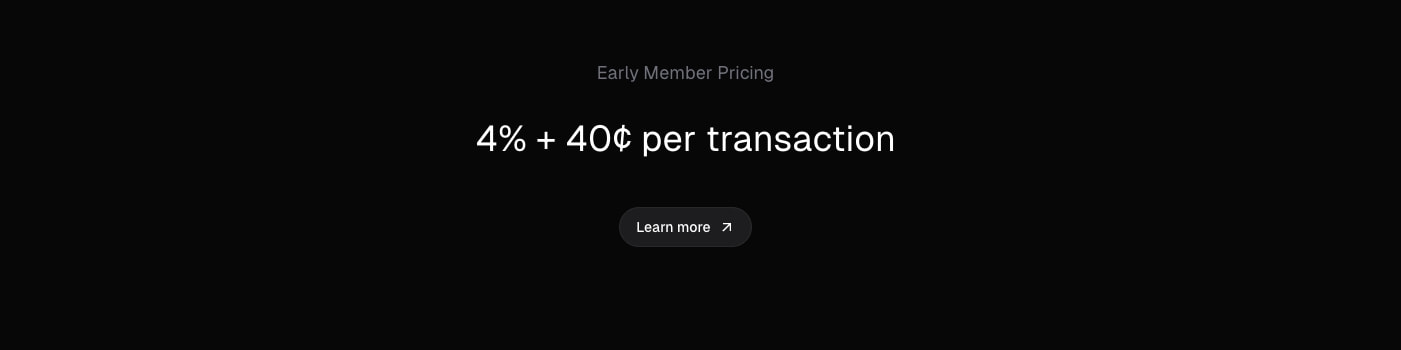 Polar — Payment infrastructure for the 21st century | Polar captured website design