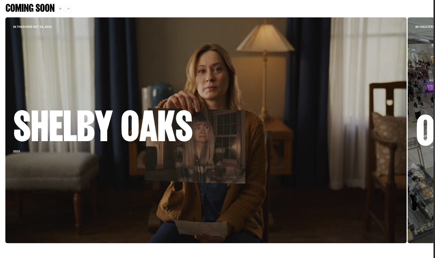 NEON captured website design
