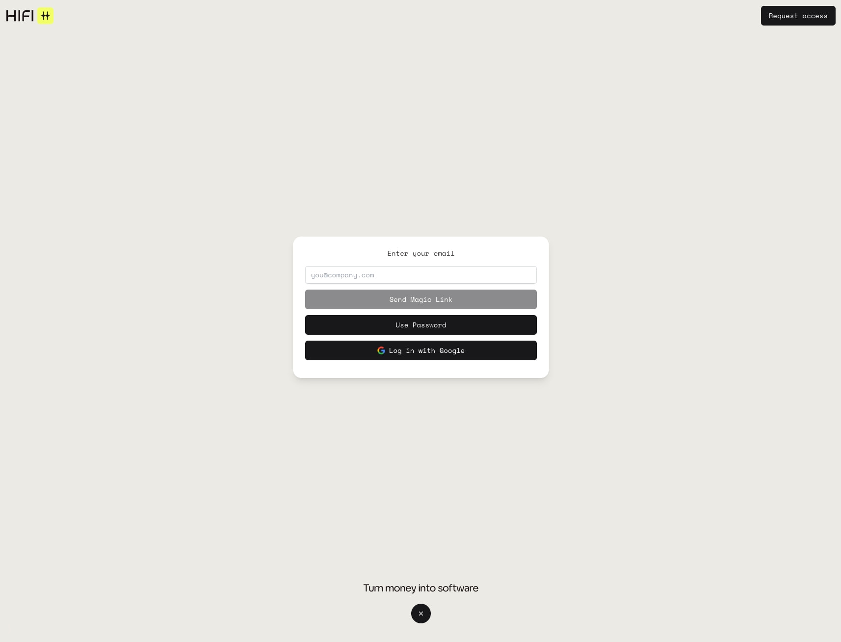 HIFI captured website design