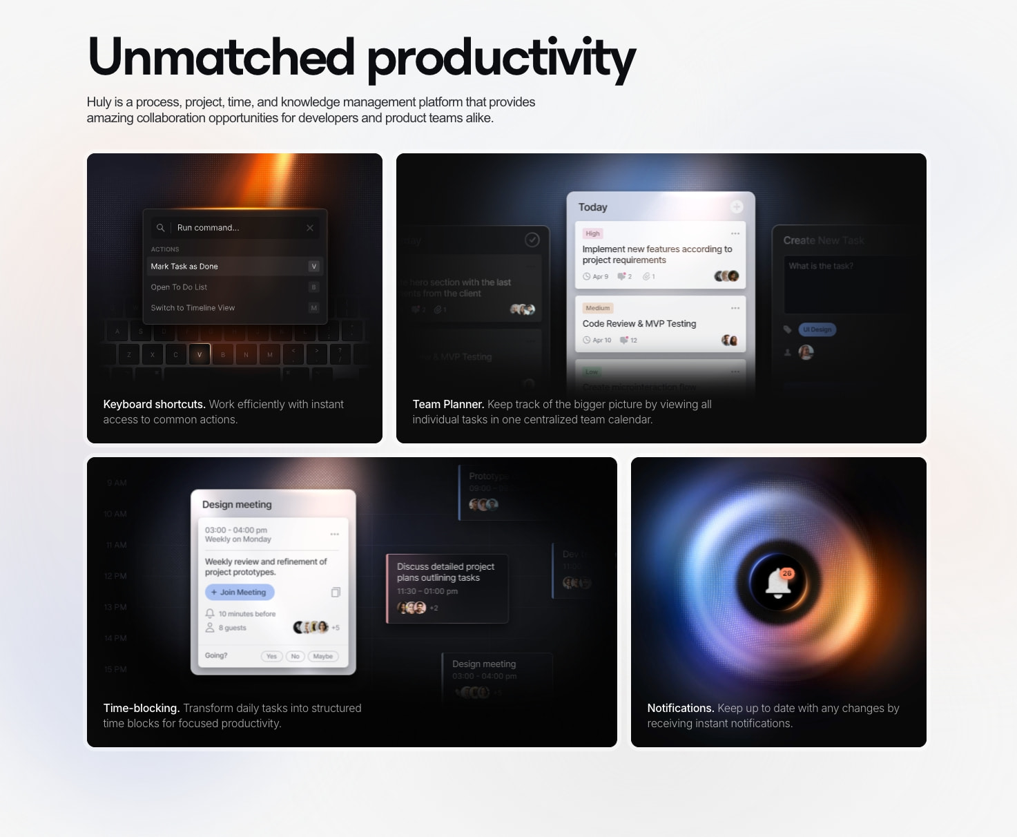Everything App for your teams captured website design