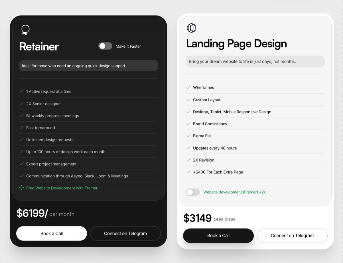 Kree8 - A Creative Agency captured website design