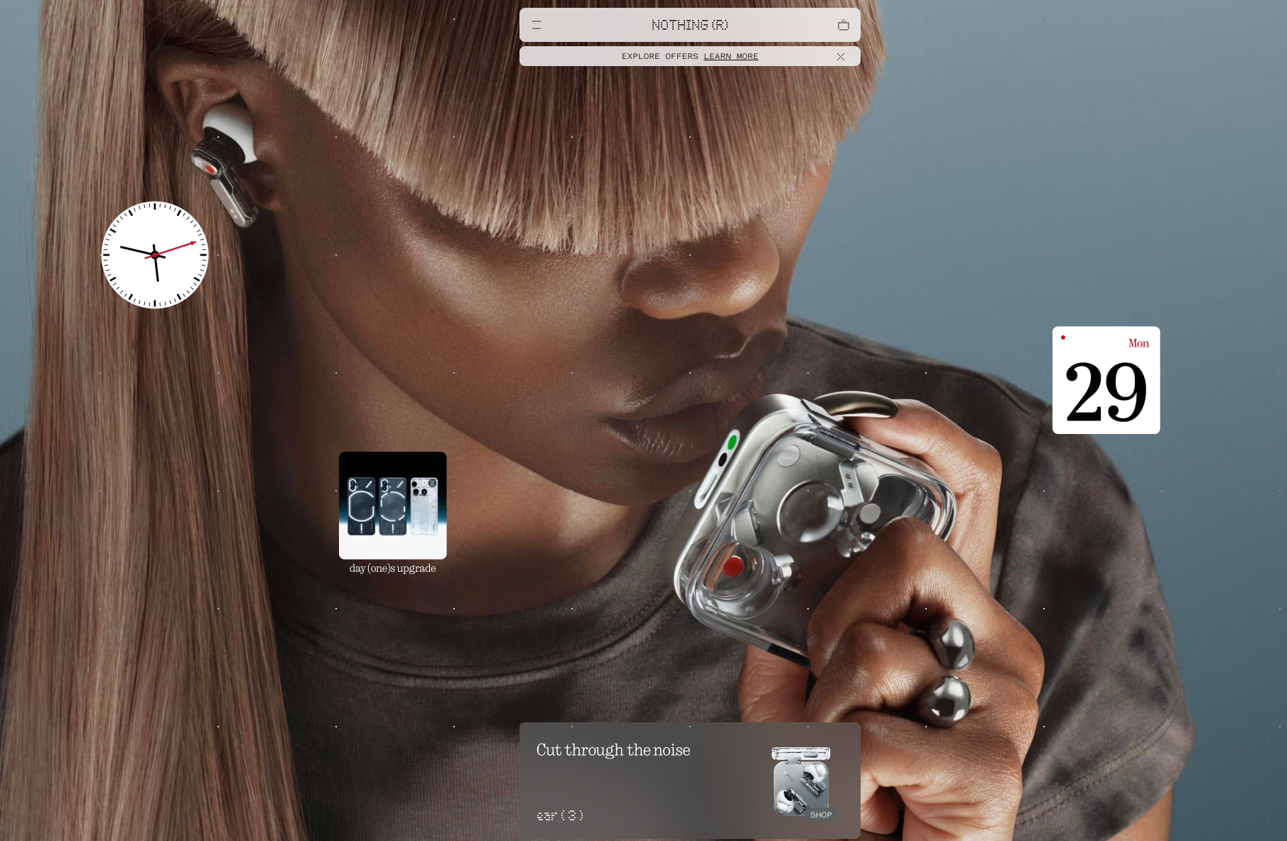 Nothing | UK captured website design