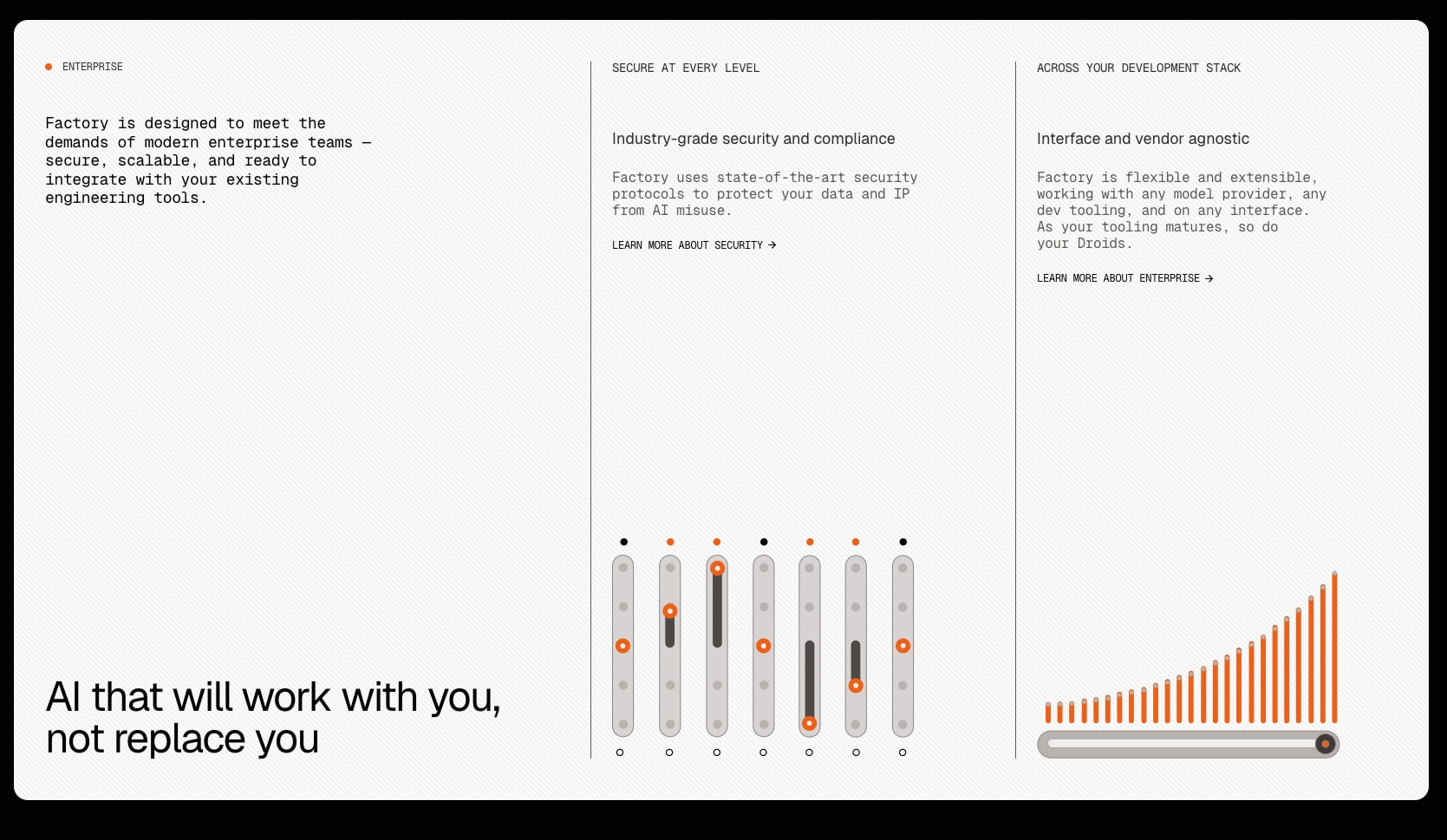 Factory | Agent-Native Software Development captured website design