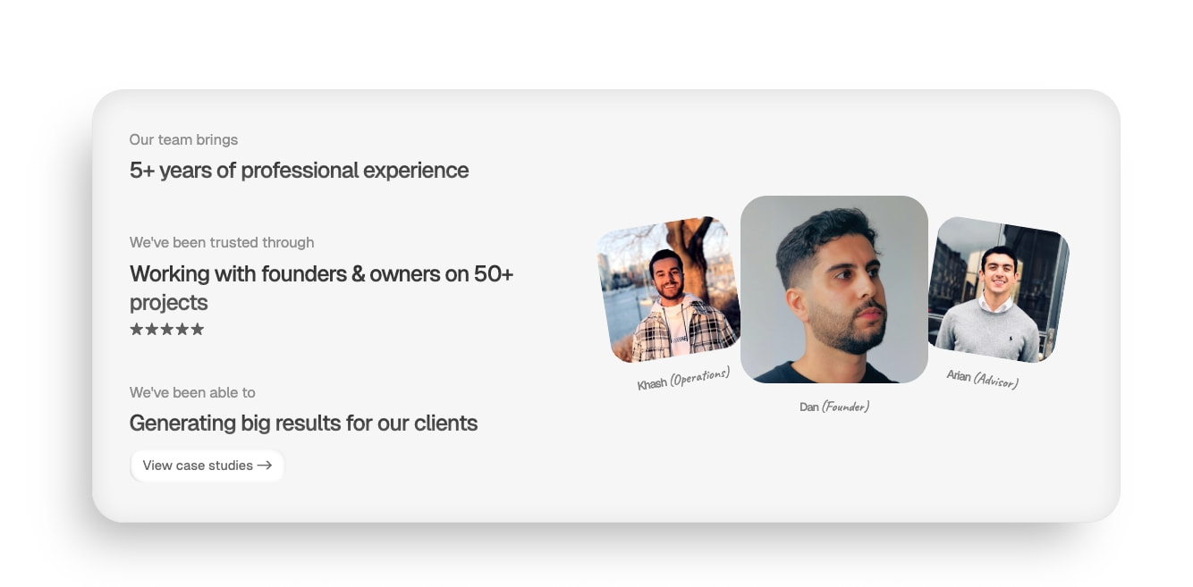D33 Design Agency | Get started captured website design