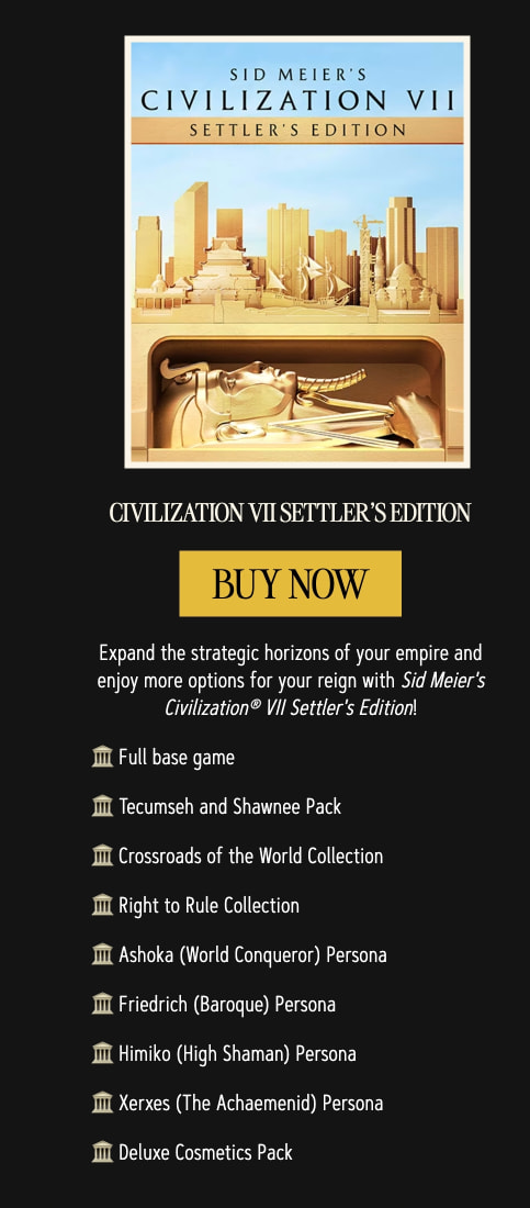 Sid Meier's Civilization VII | Official Site captured website design