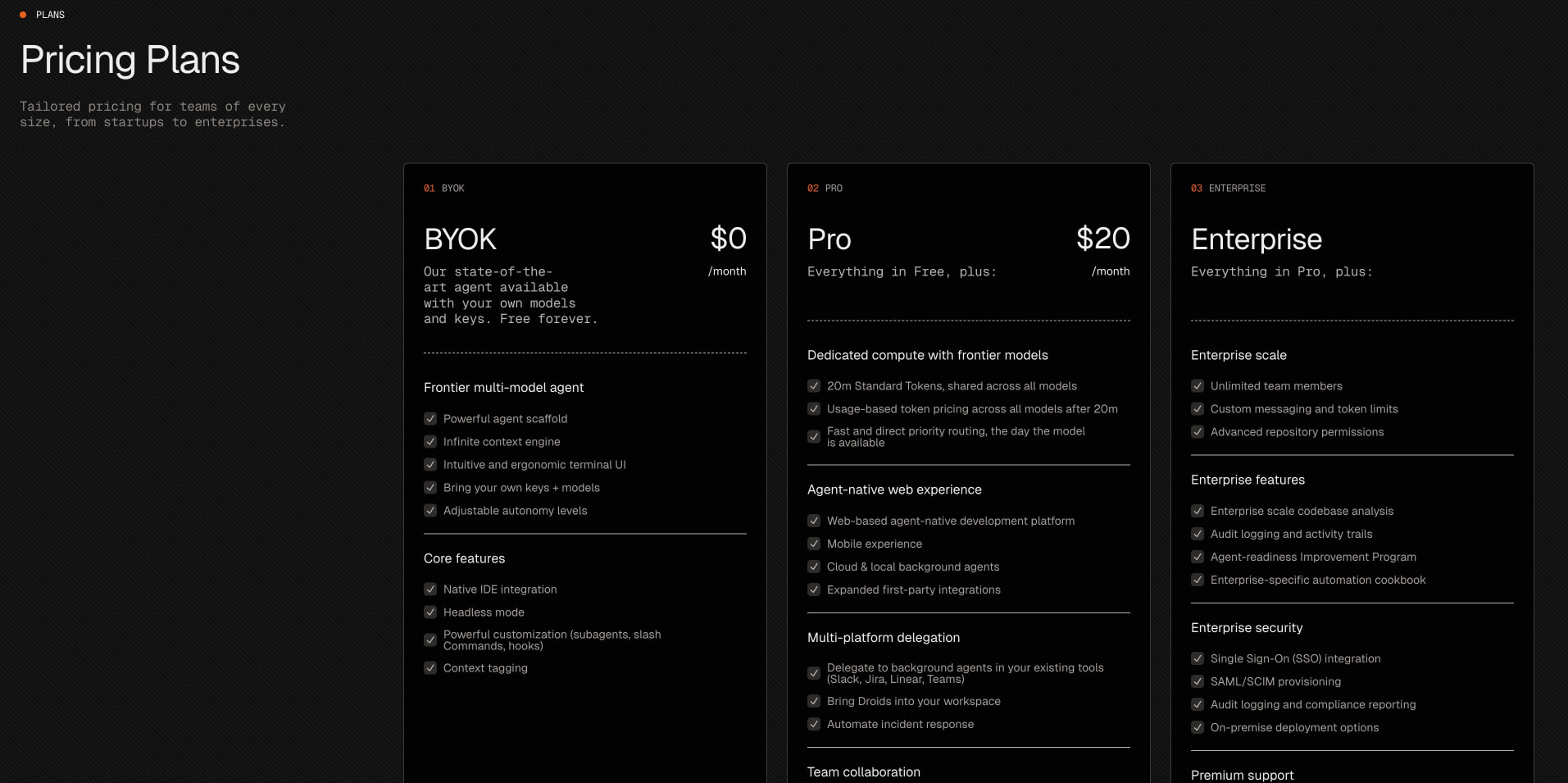 Factory Pricing captured website design