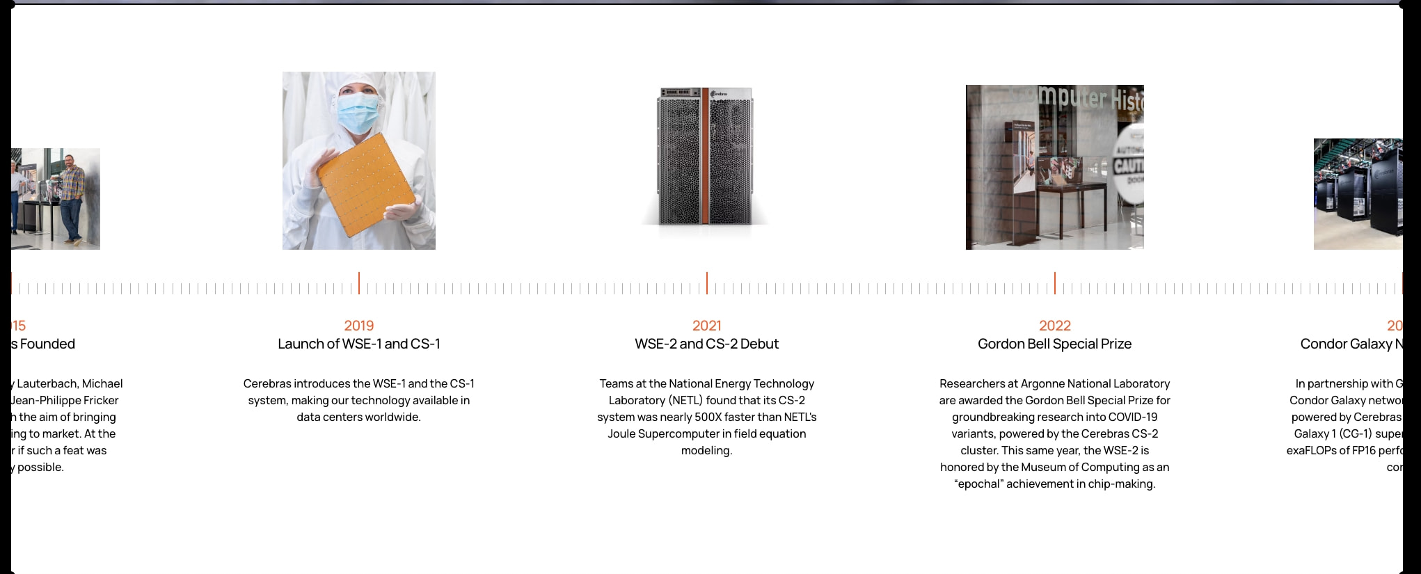Captured design matching cerebras.ai captured website design