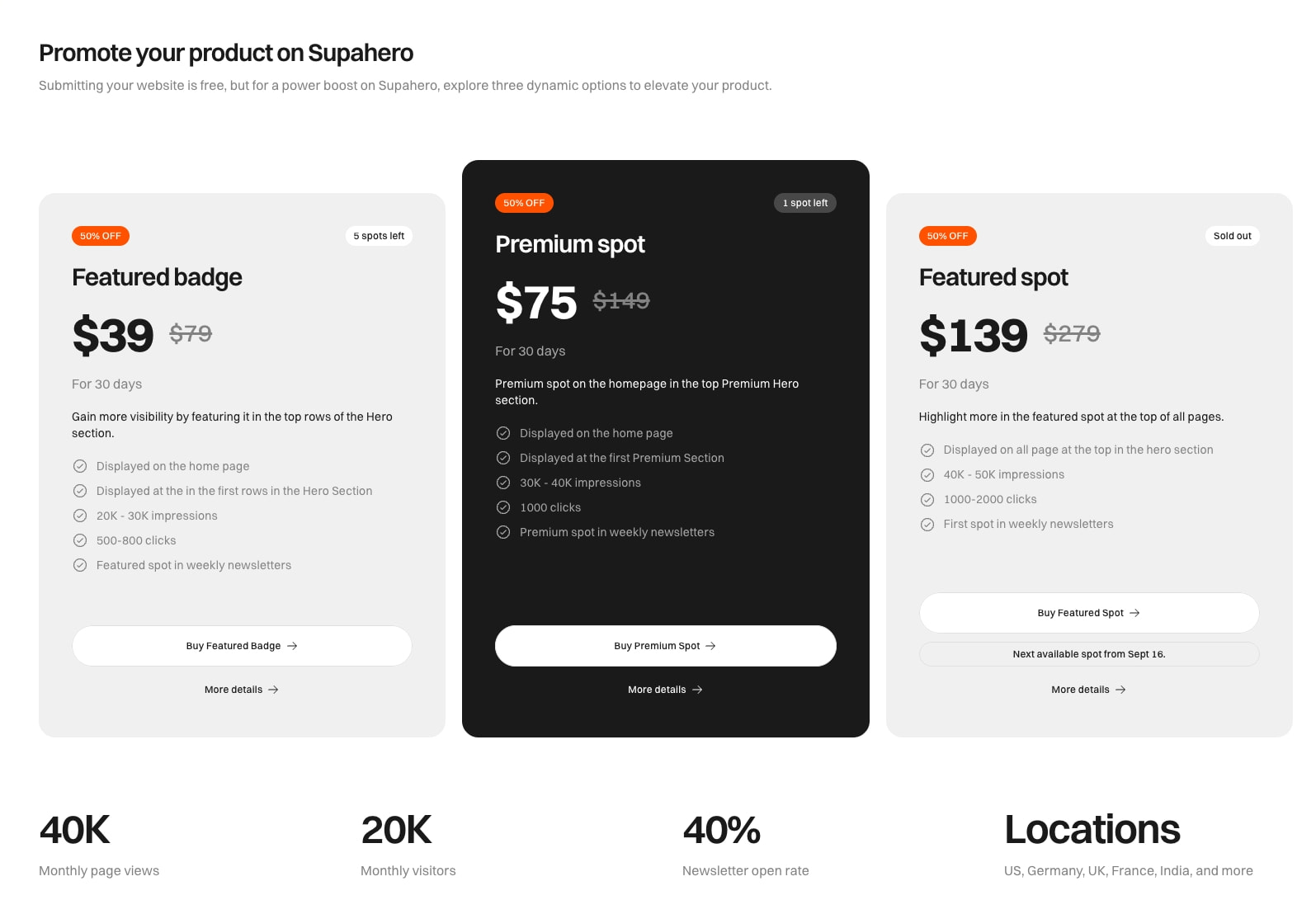Captured design matching supahero.io captured website design