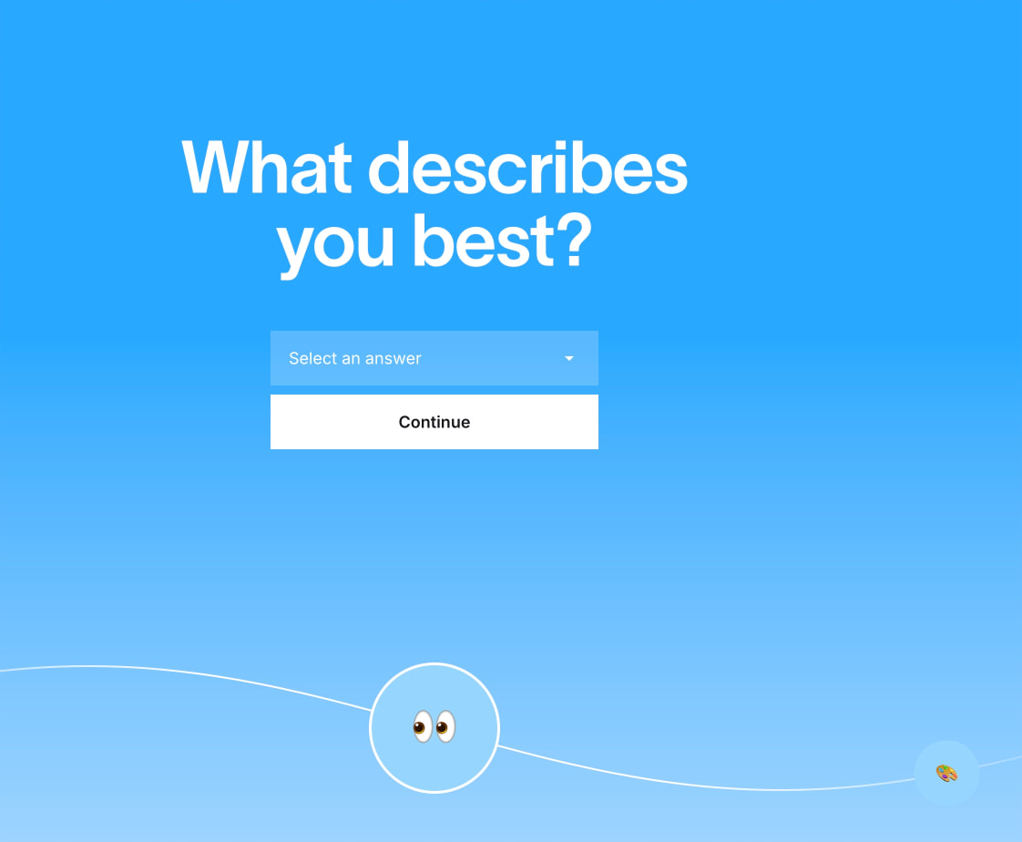 Welcome · Jitter captured website design