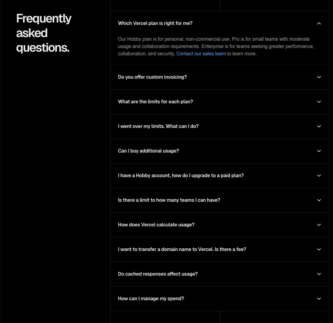 Find a plan to power your projects. captured website design