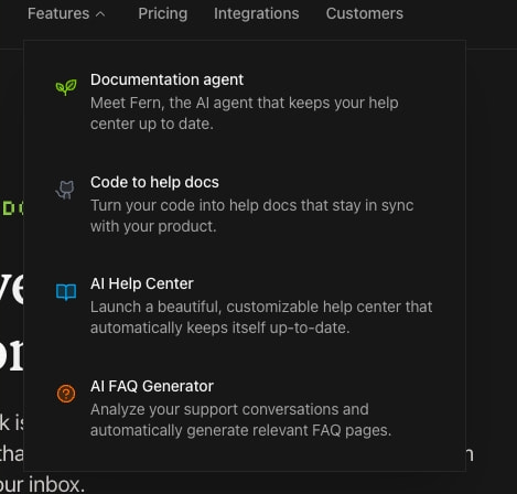 Ferndesk - Update your help center with AI captured website design