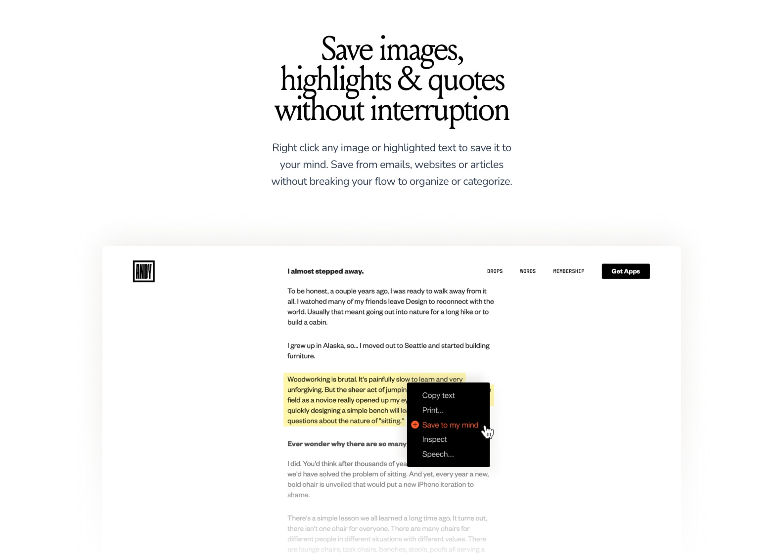 Browser Extensions - A brand new mind for you. captured website design