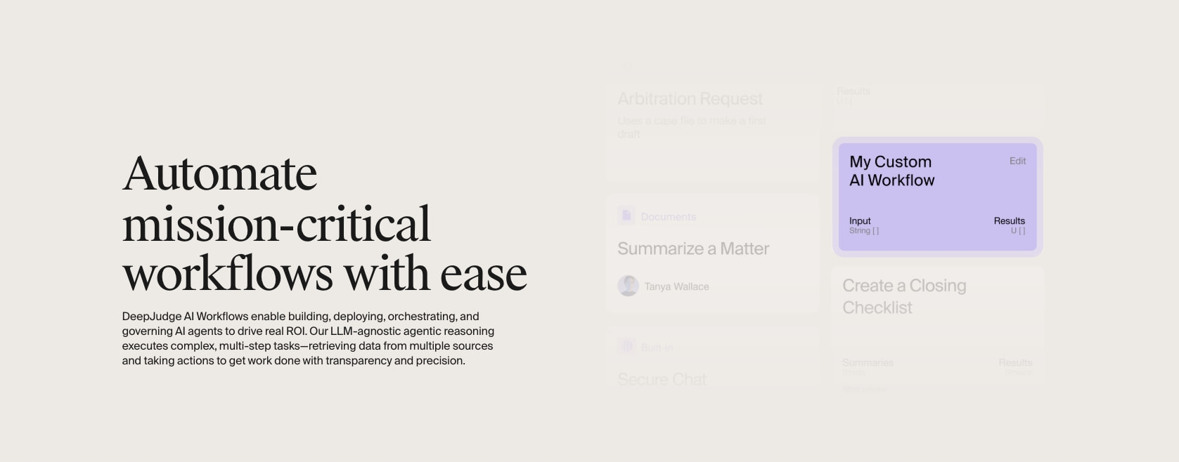 DeepJudge - Precision AI Search for legal teams captured website design